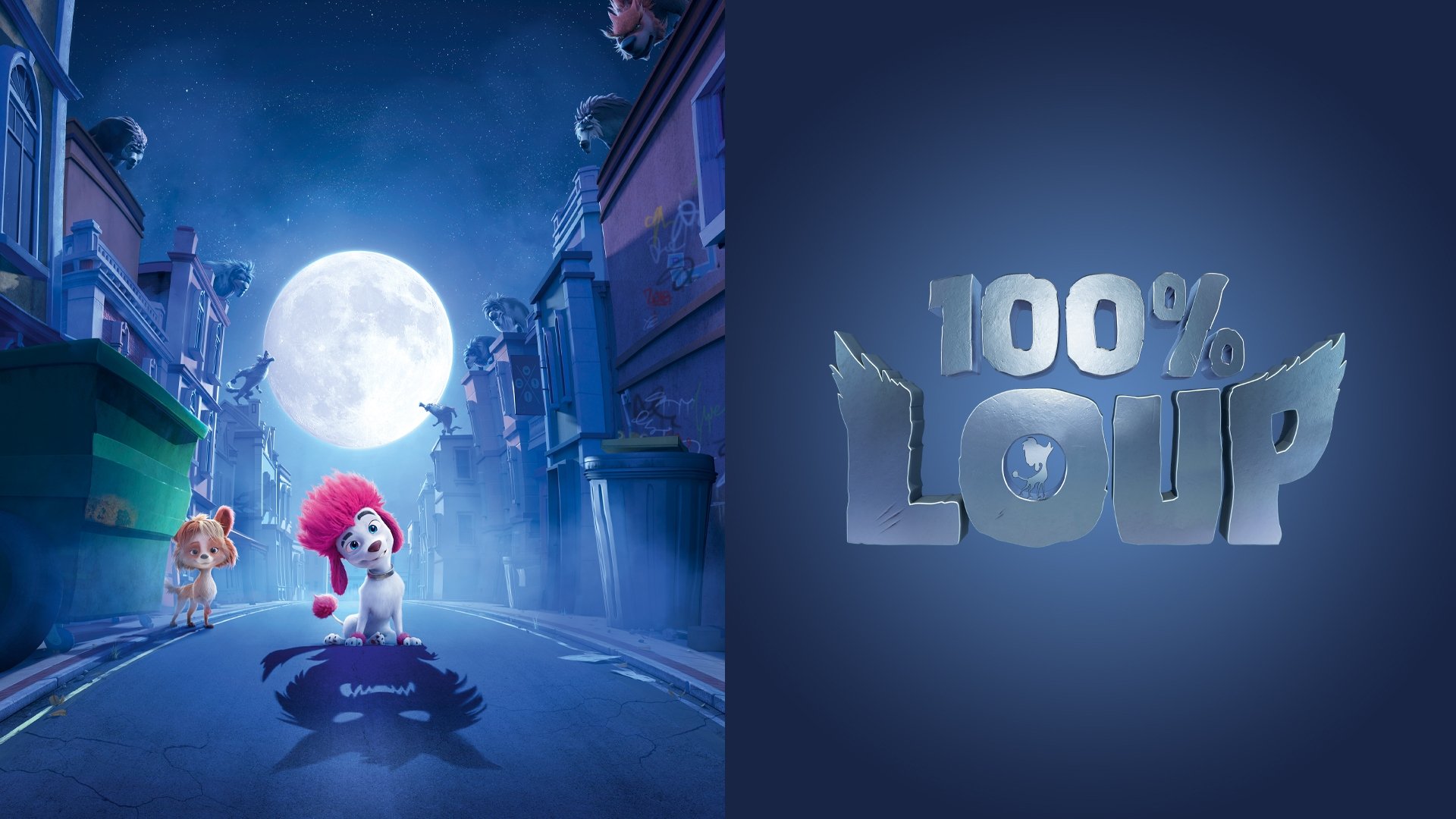 100% Wolf scene photo
