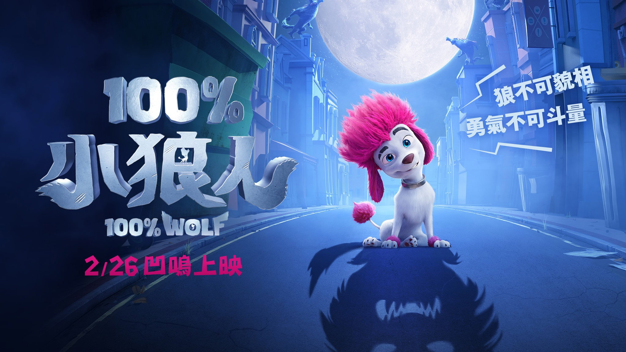 100% Wolf scene photo