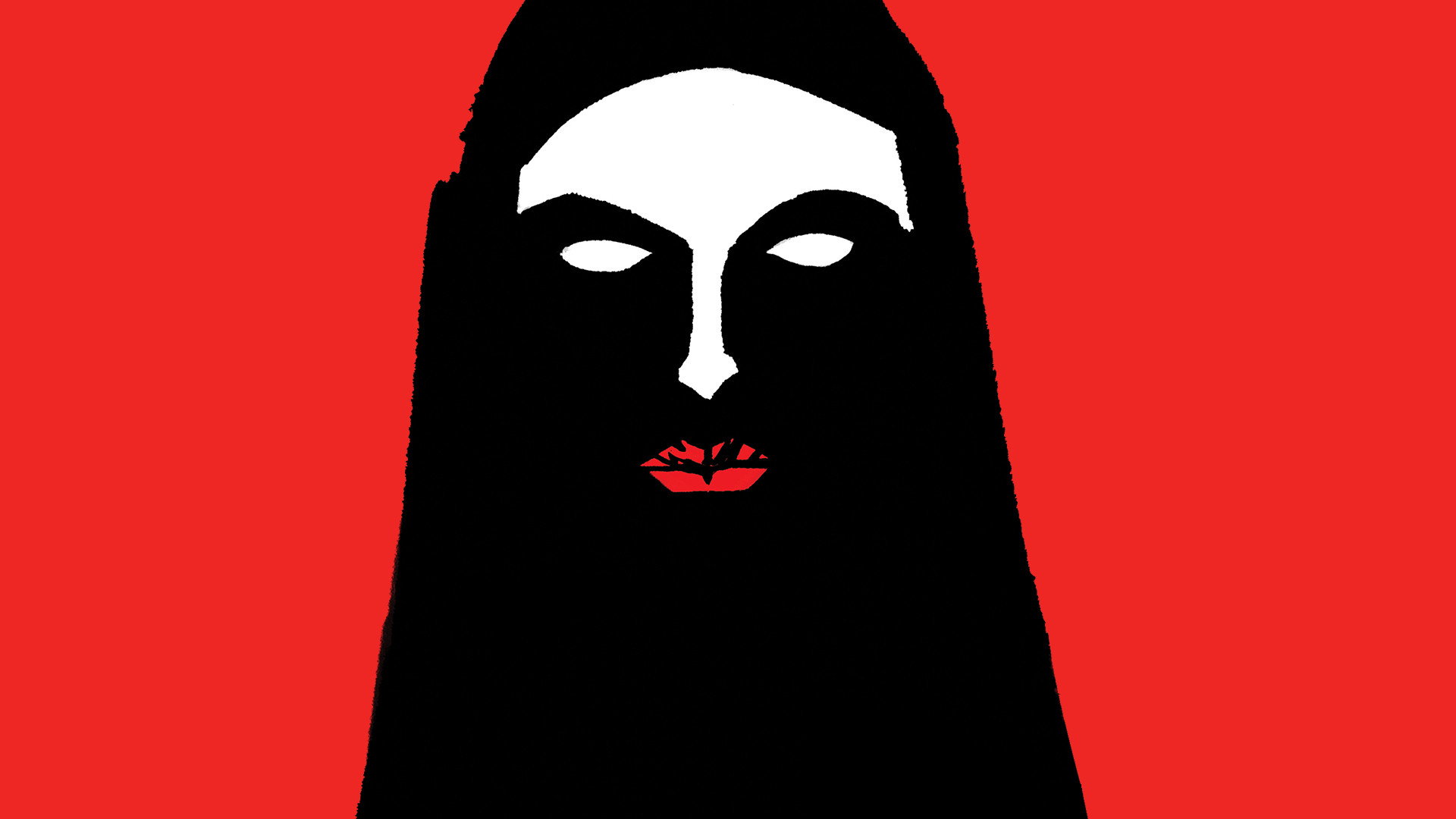 A Girl Walks Home Alone at Night scene photo