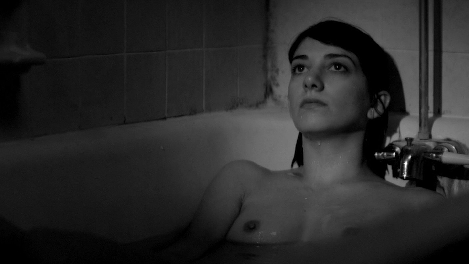 A Girl Walks Home Alone at Night scene photo