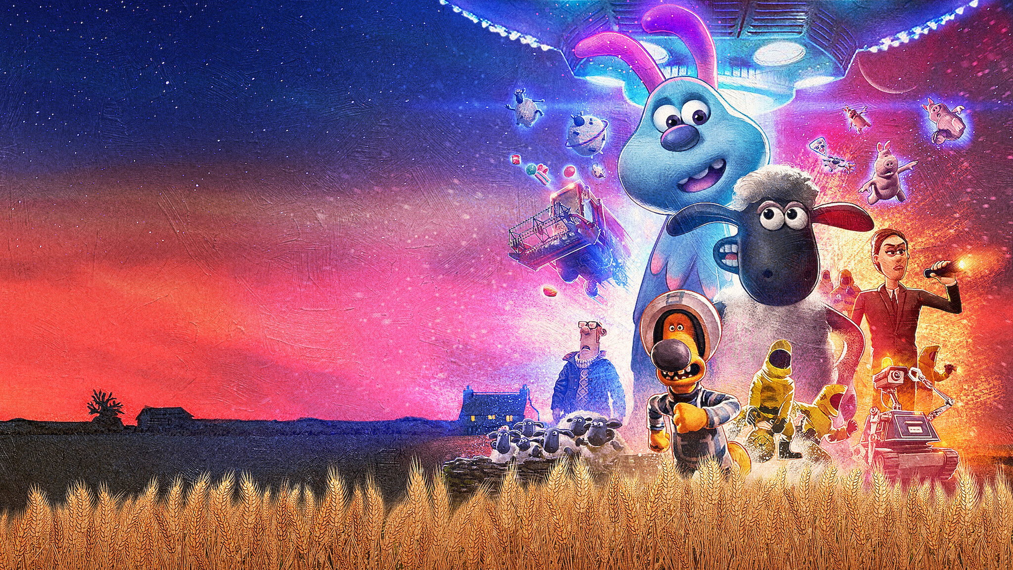 A Shaun the Sheep Movie: Farmageddon scene photo