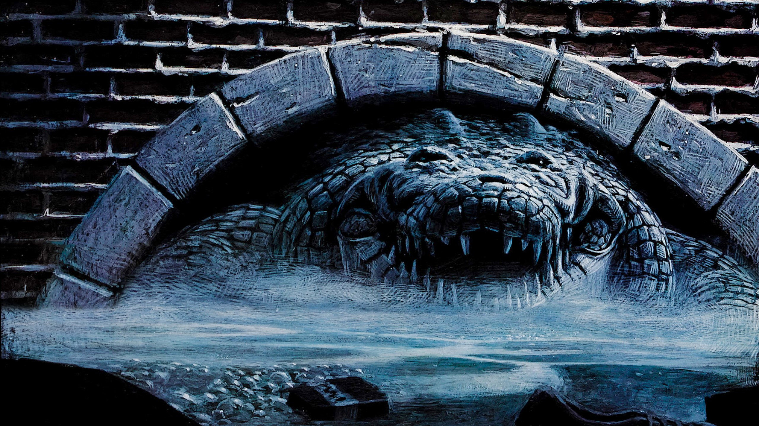 Alligator scene photo