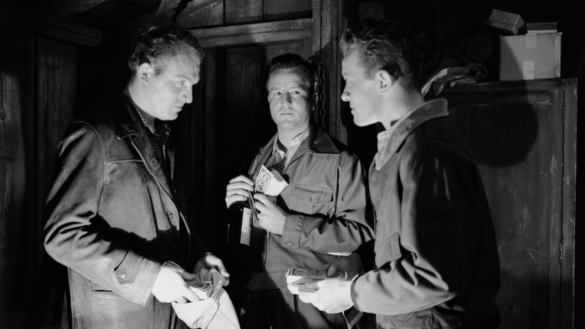 Armored Car Robbery scene photo