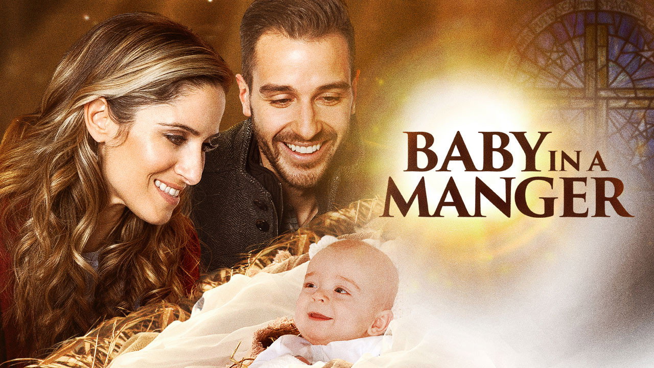 Baby in a Manger scene photo