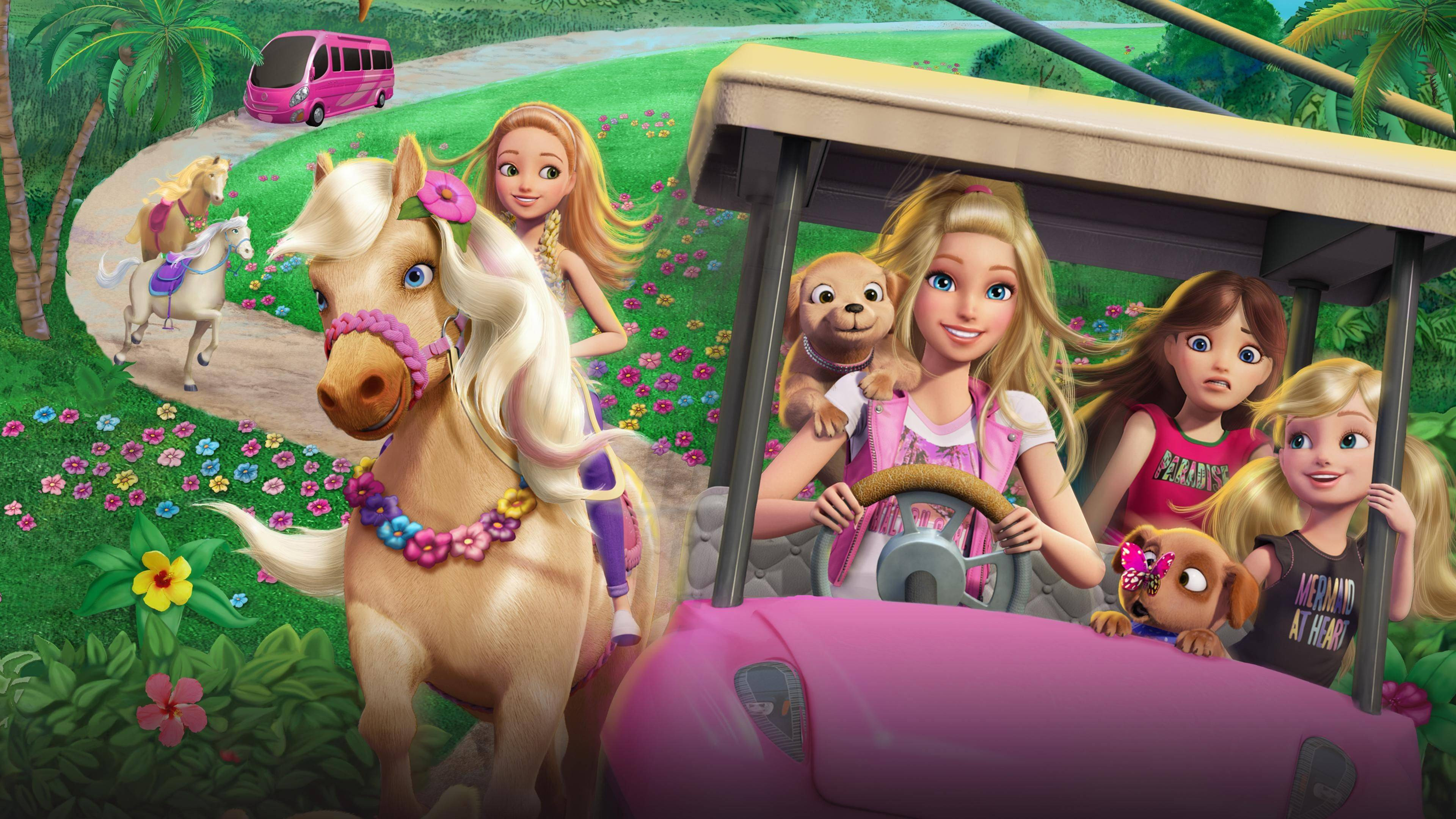 Barbie & Her Sisters in a Puppy Chase scene photo