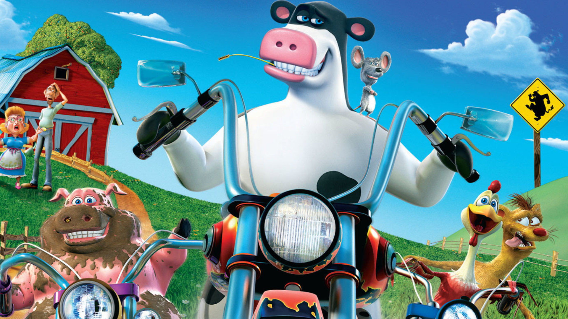 Barnyard scene photo