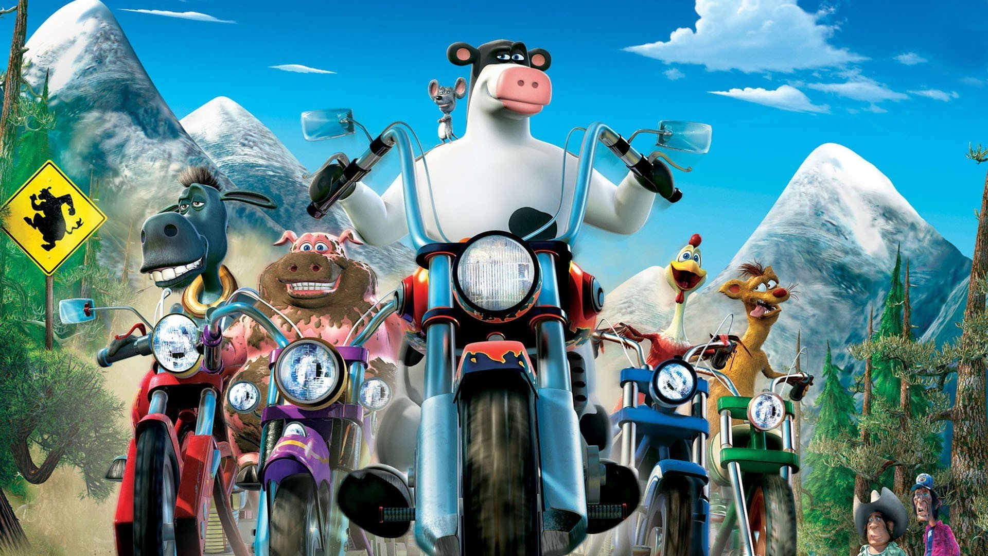 Barnyard scene photo