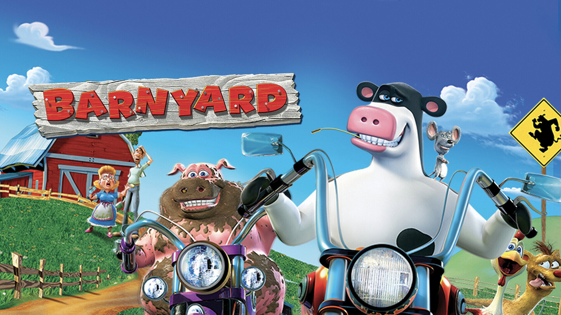 Barnyard scene photo