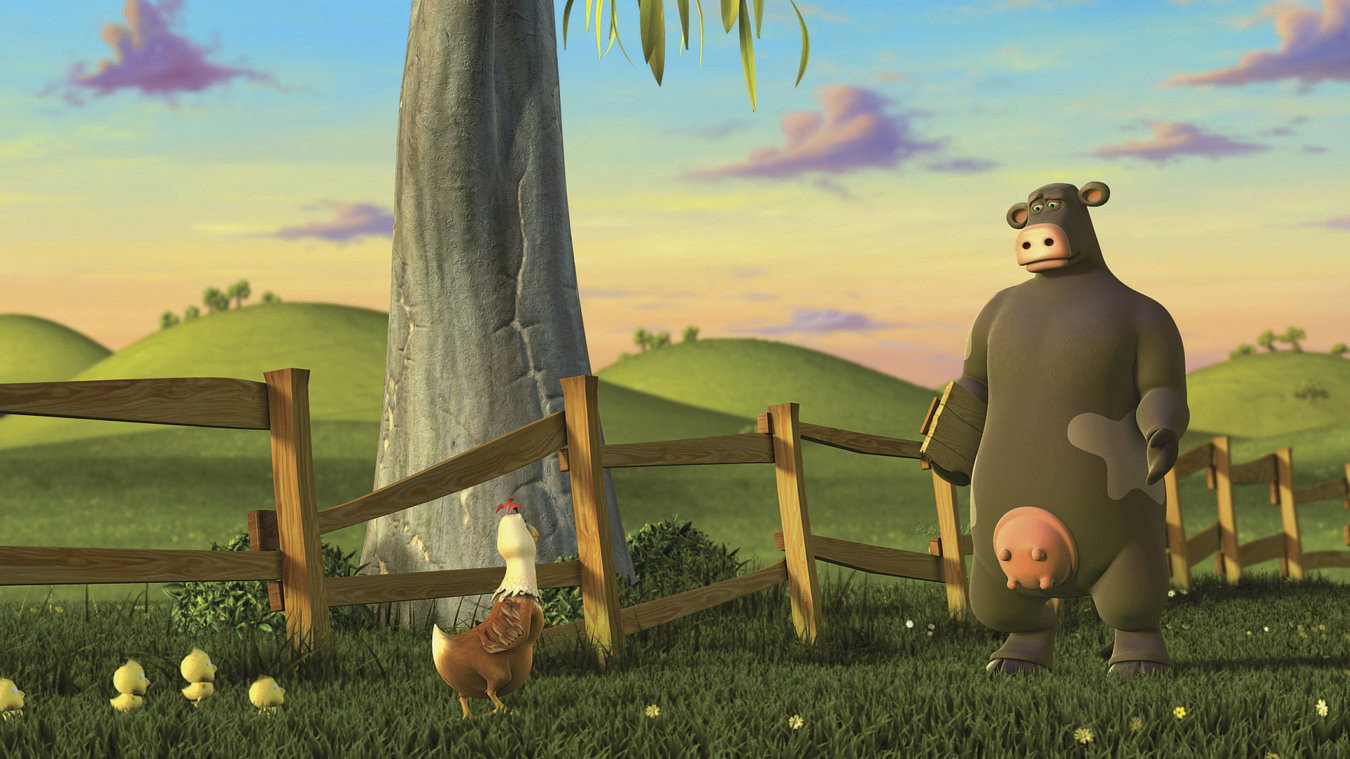 Barnyard scene photo
