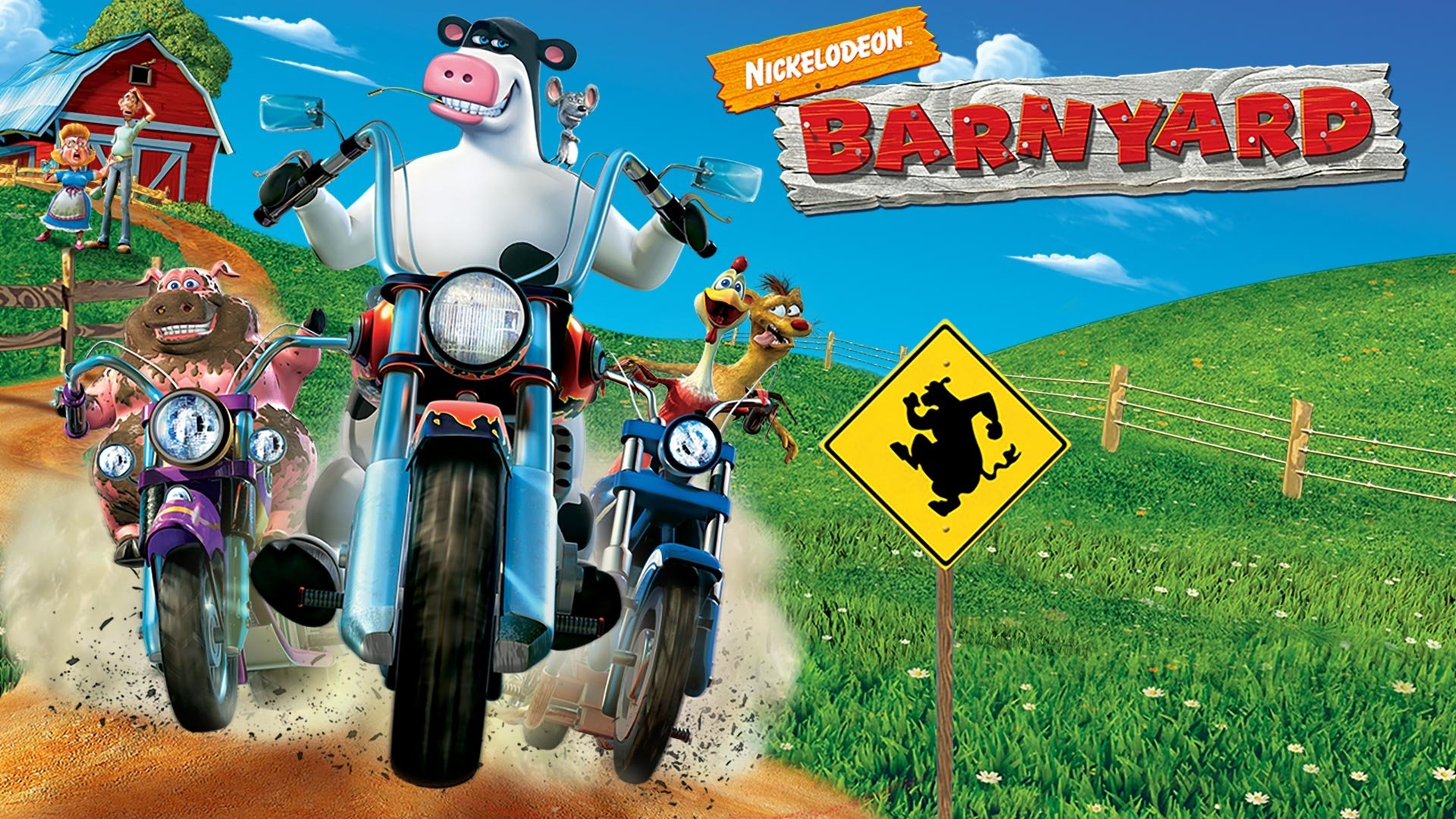 Barnyard scene photo