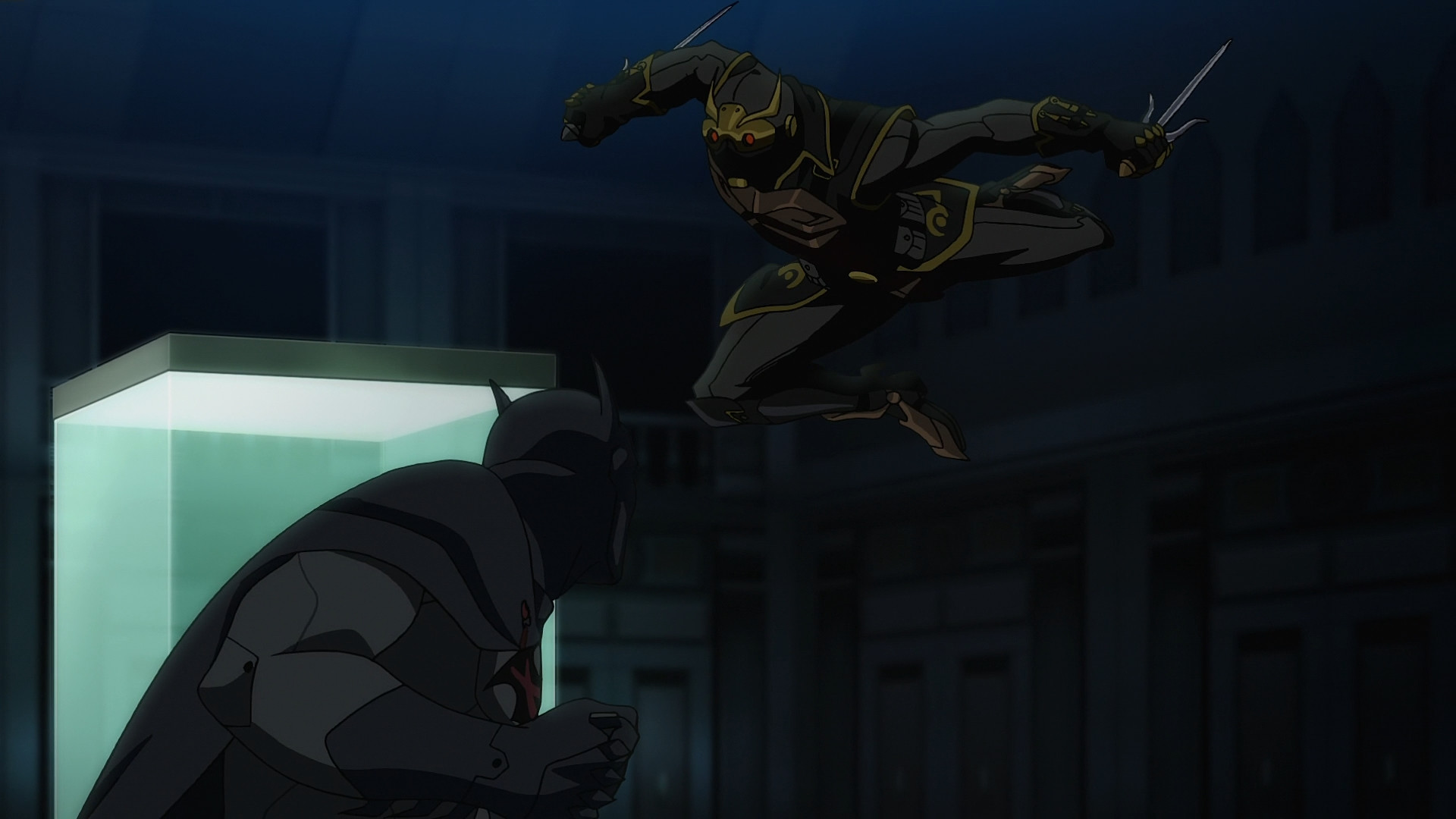 Batman vs. Robin scene photo