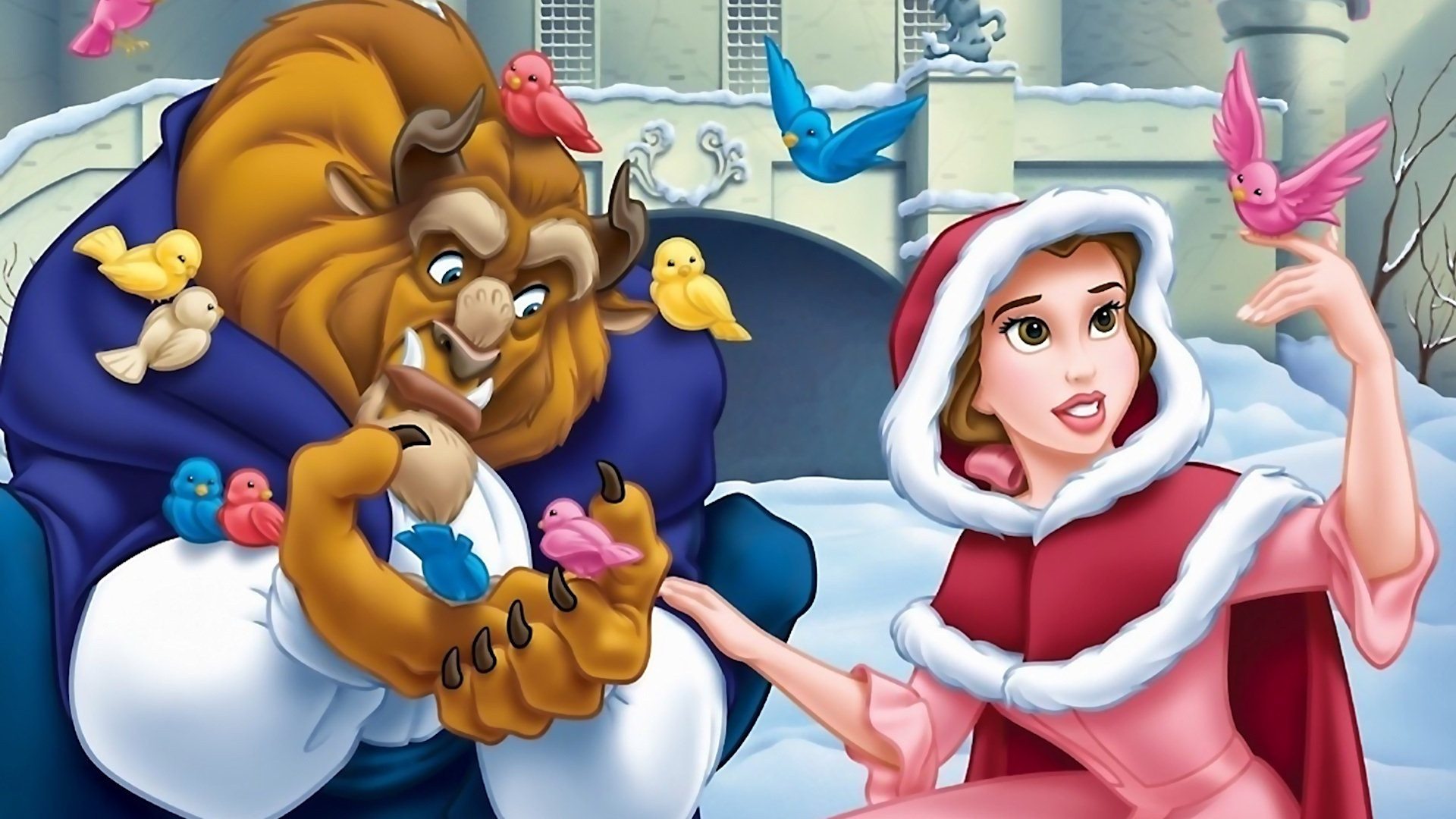 Beauty and the Beast: The Enchanted Christmas scene photo