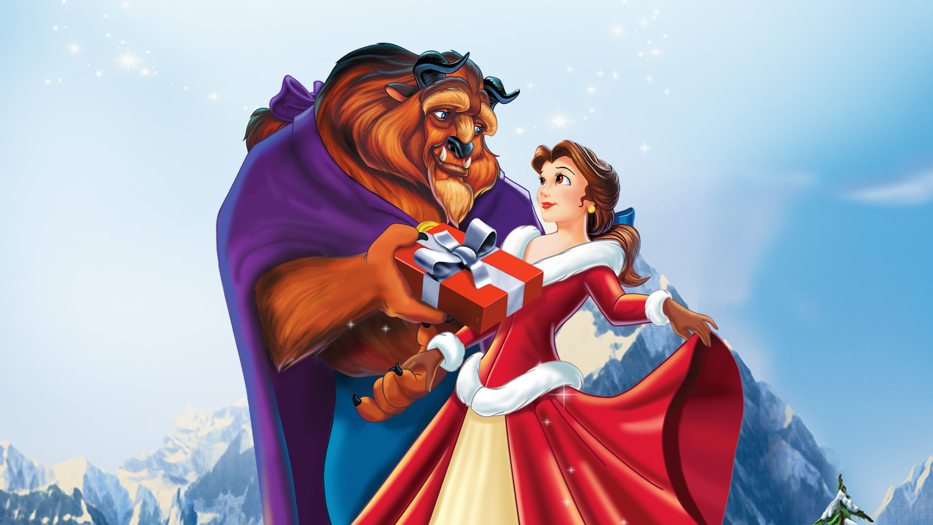 Beauty and the Beast: The Enchanted Christmas scene photo