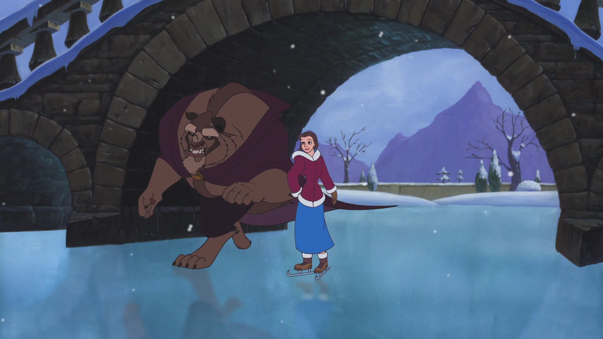 Beauty and the Beast: The Enchanted Christmas scene photo