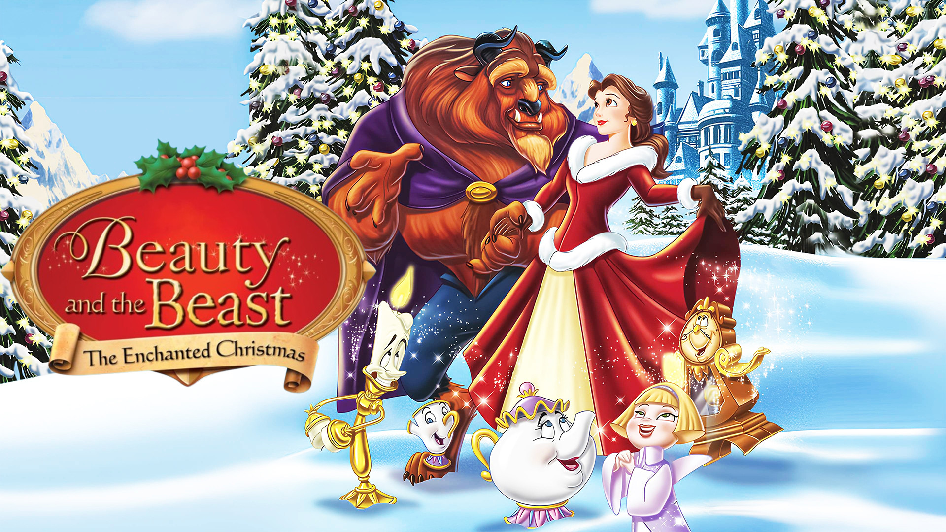 Beauty and the Beast: The Enchanted Christmas scene photo
