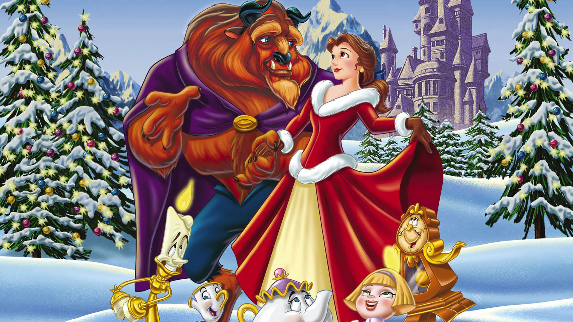 Beauty and the Beast: The Enchanted Christmas scene photo