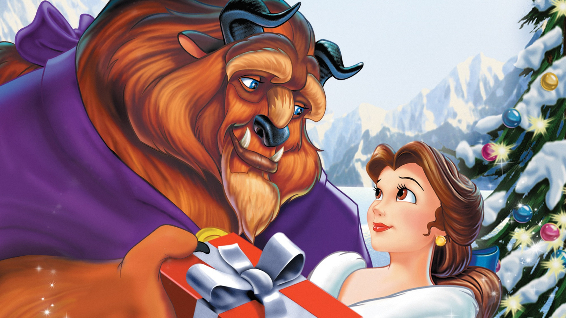 Beauty and the Beast: The Enchanted Christmas scene photo