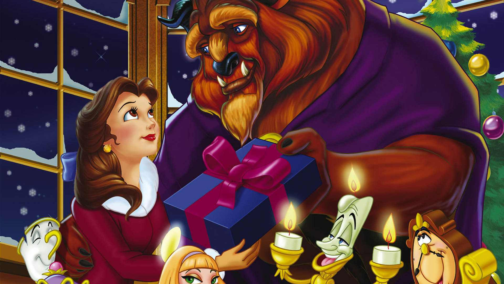 Beauty and the Beast: The Enchanted Christmas scene photo
