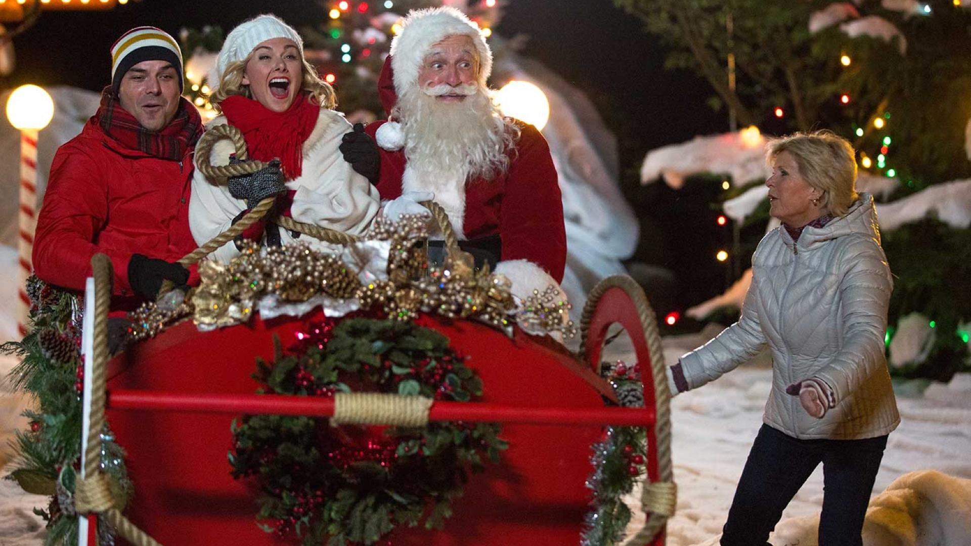 Becoming Santa scene photo