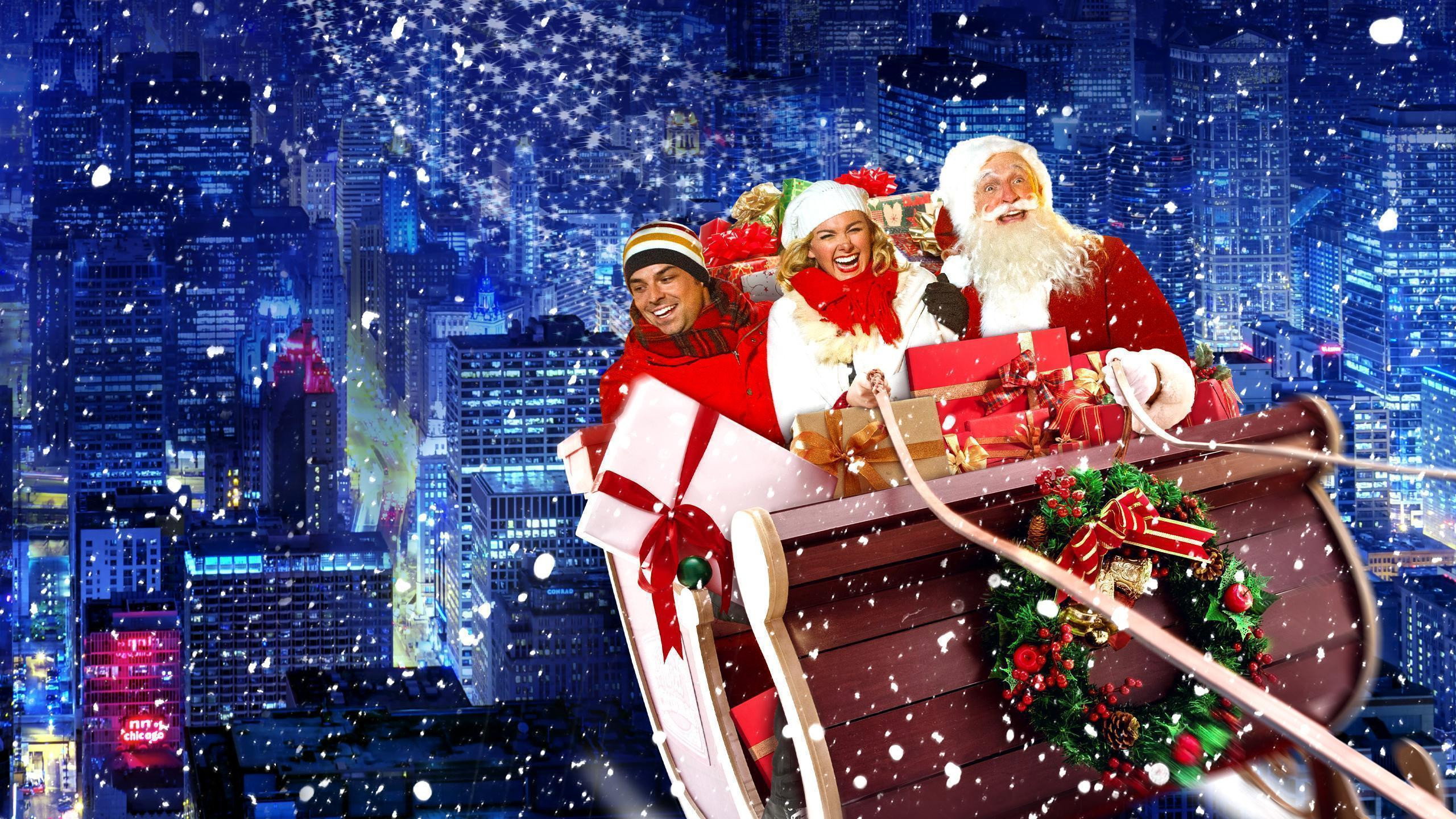 Becoming Santa scene photo