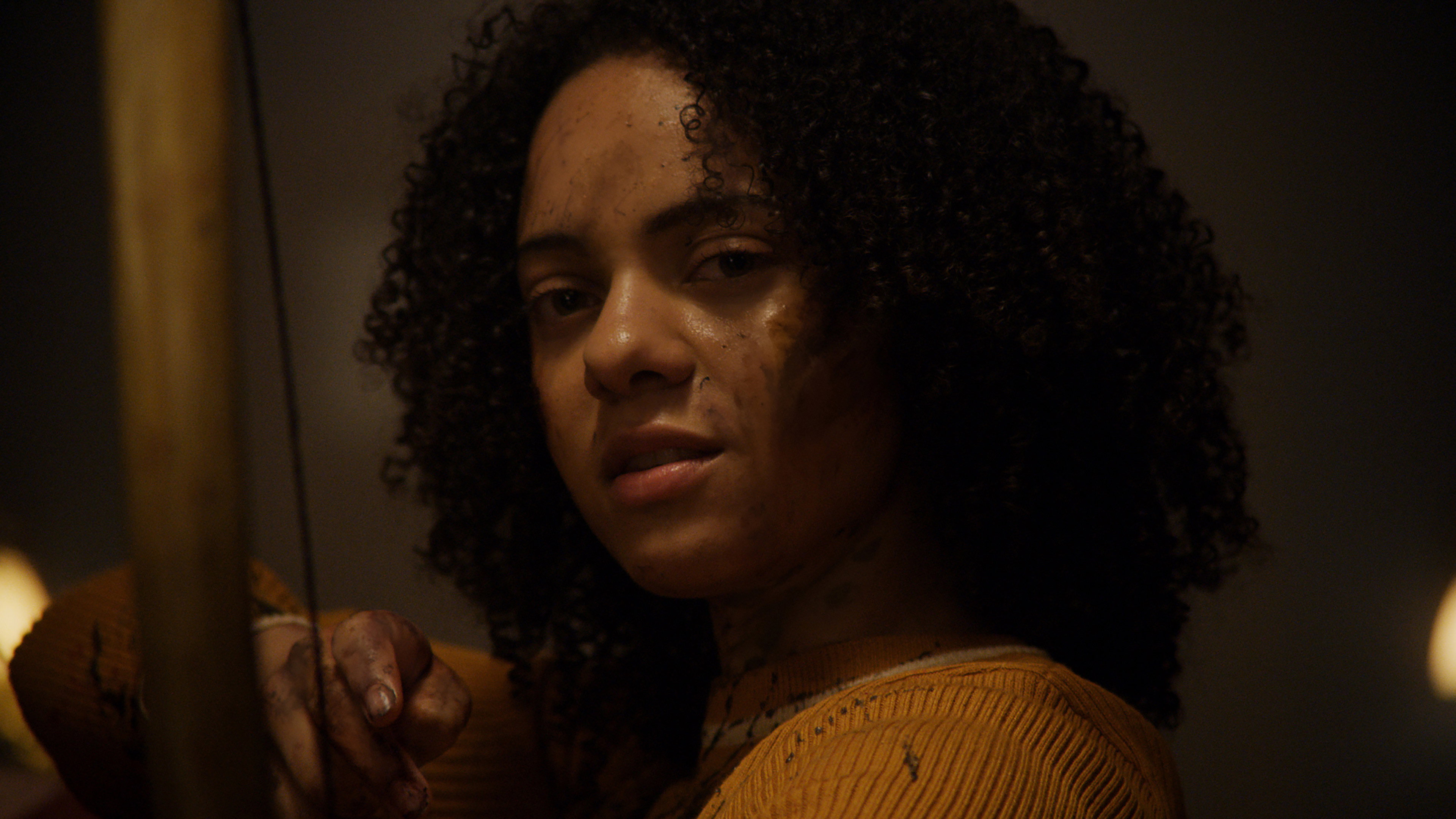 Black Christmas scene photo