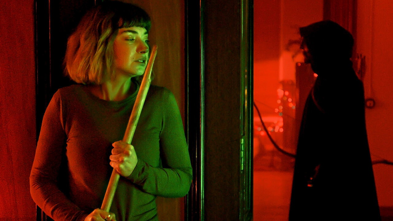 Black Christmas scene photo
