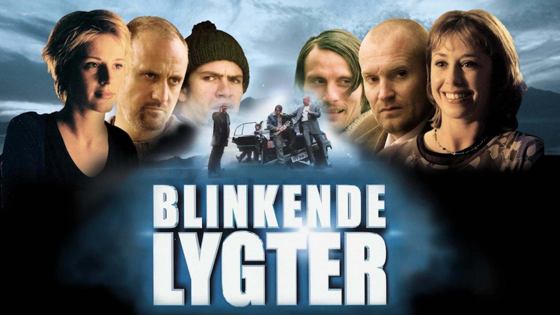 Blinkende lygter scene photo