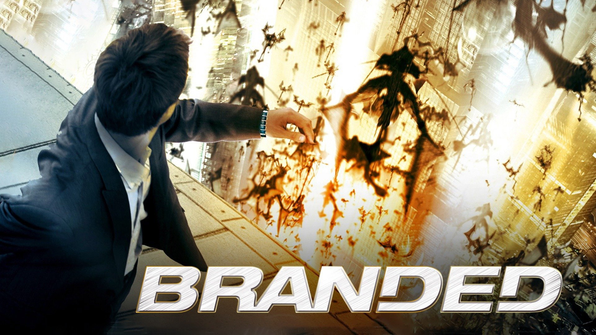 Branded scene photo