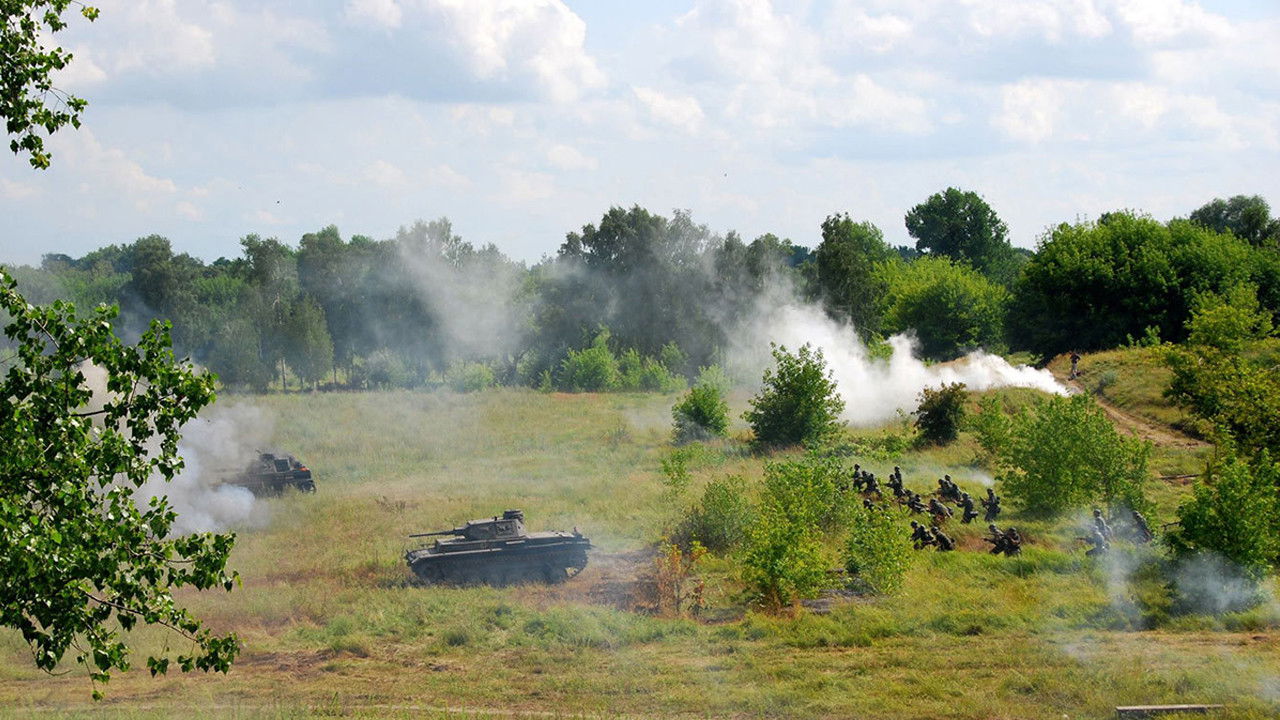 Brestskaya krepost scene photo