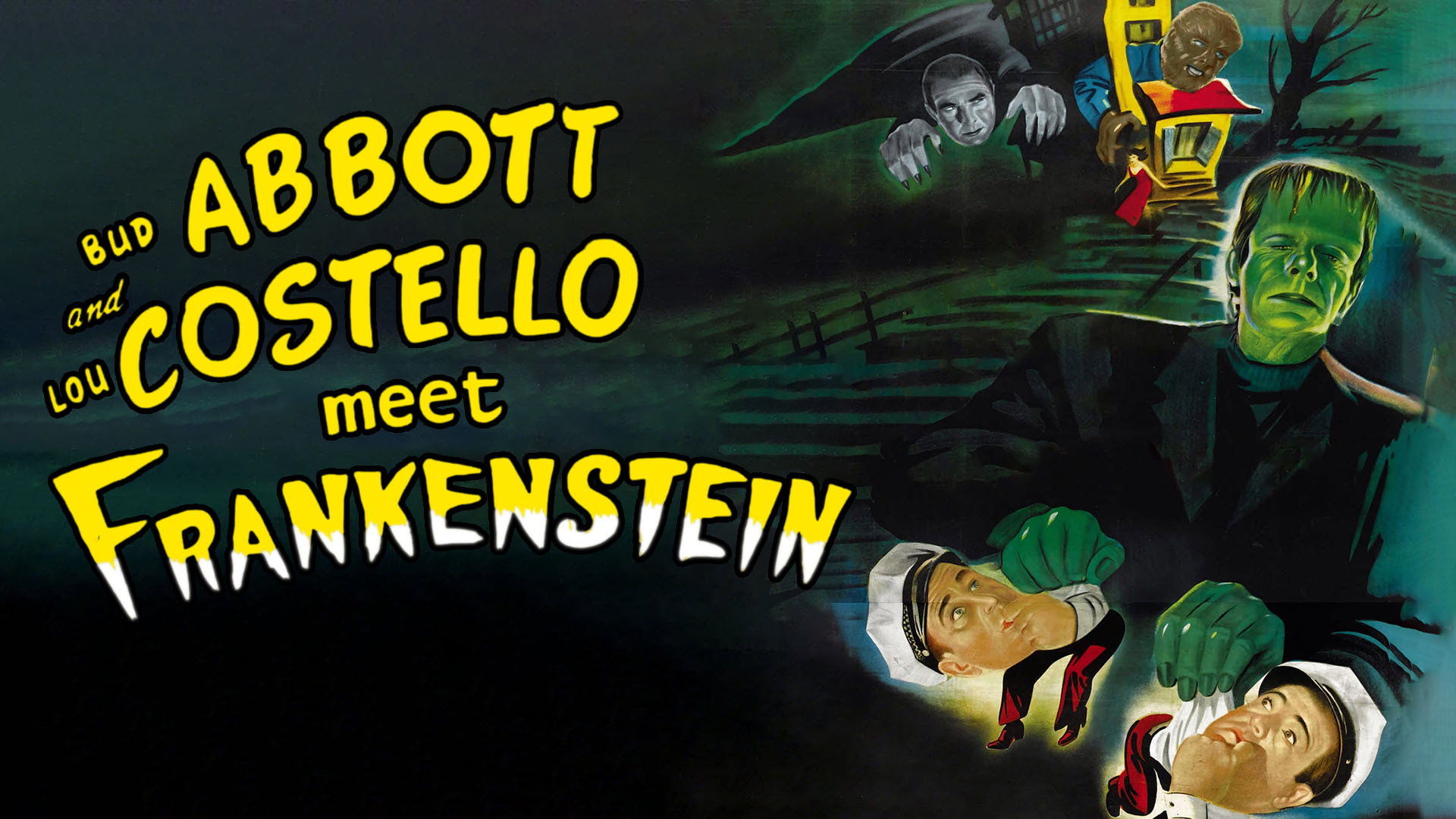 Bud Abbott Lou Costello Meet Frankenstein scene photo
