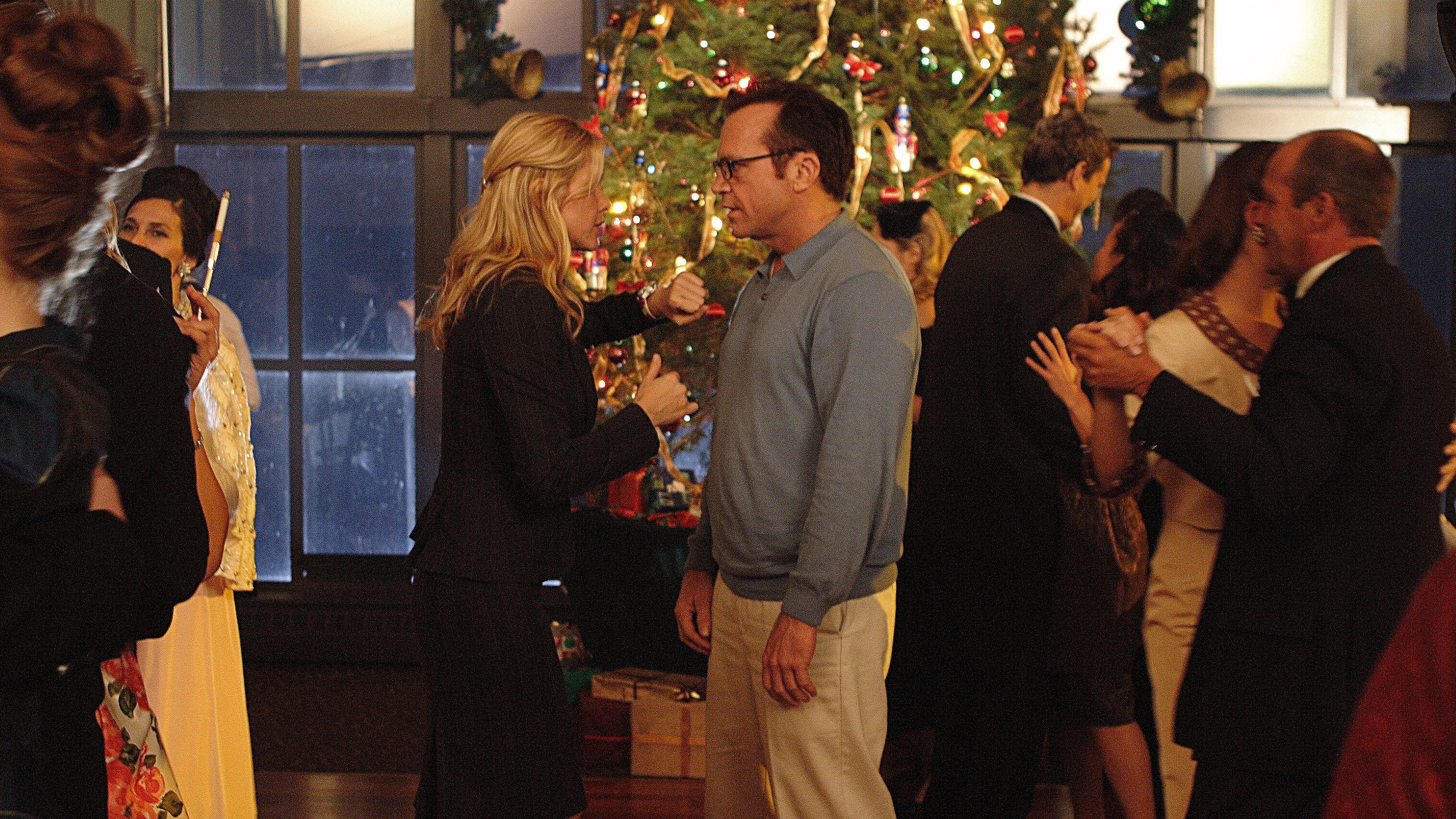 Chasing Christmas scene photo
