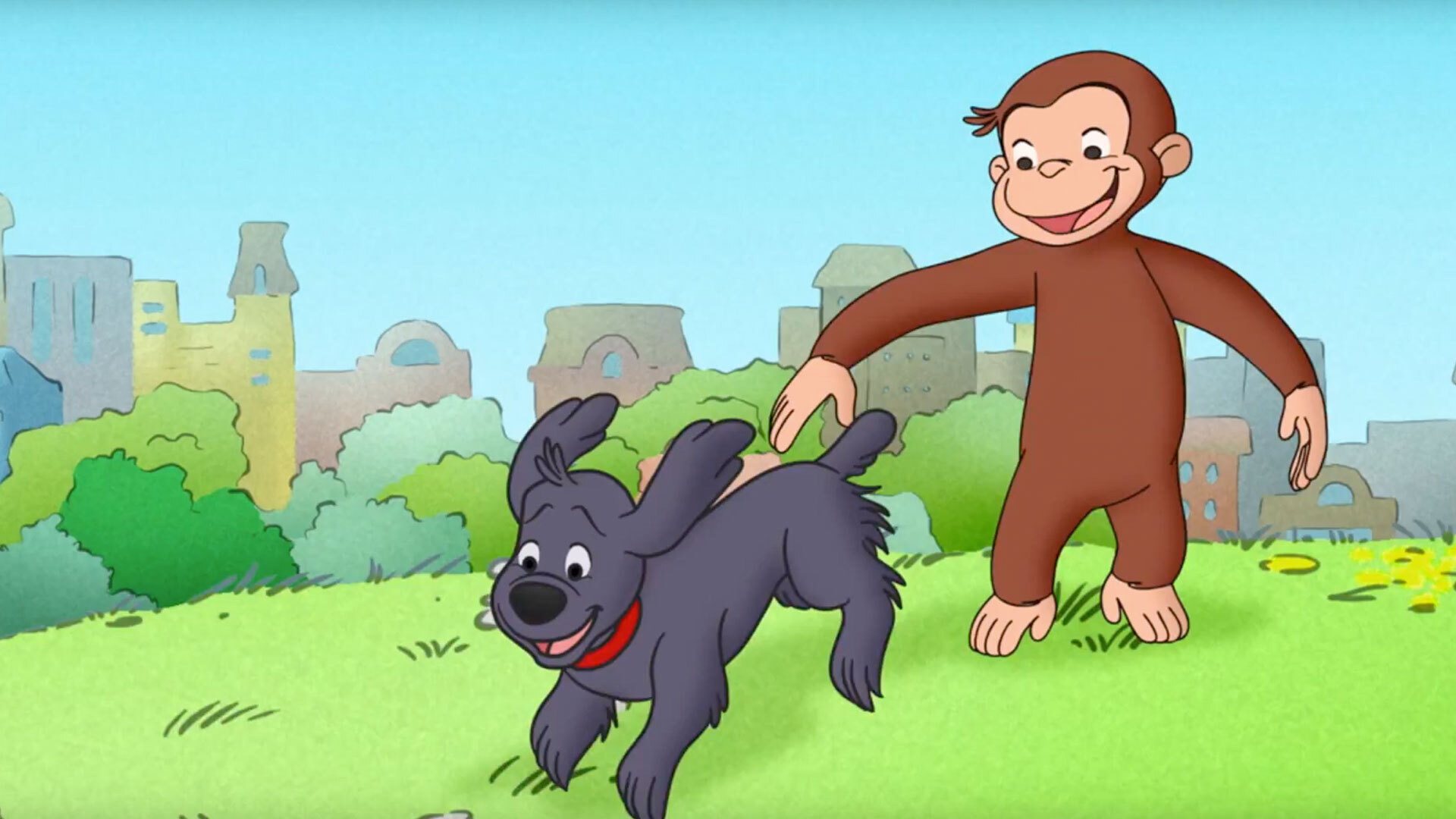 Curious George Swings Into Spring scene photo