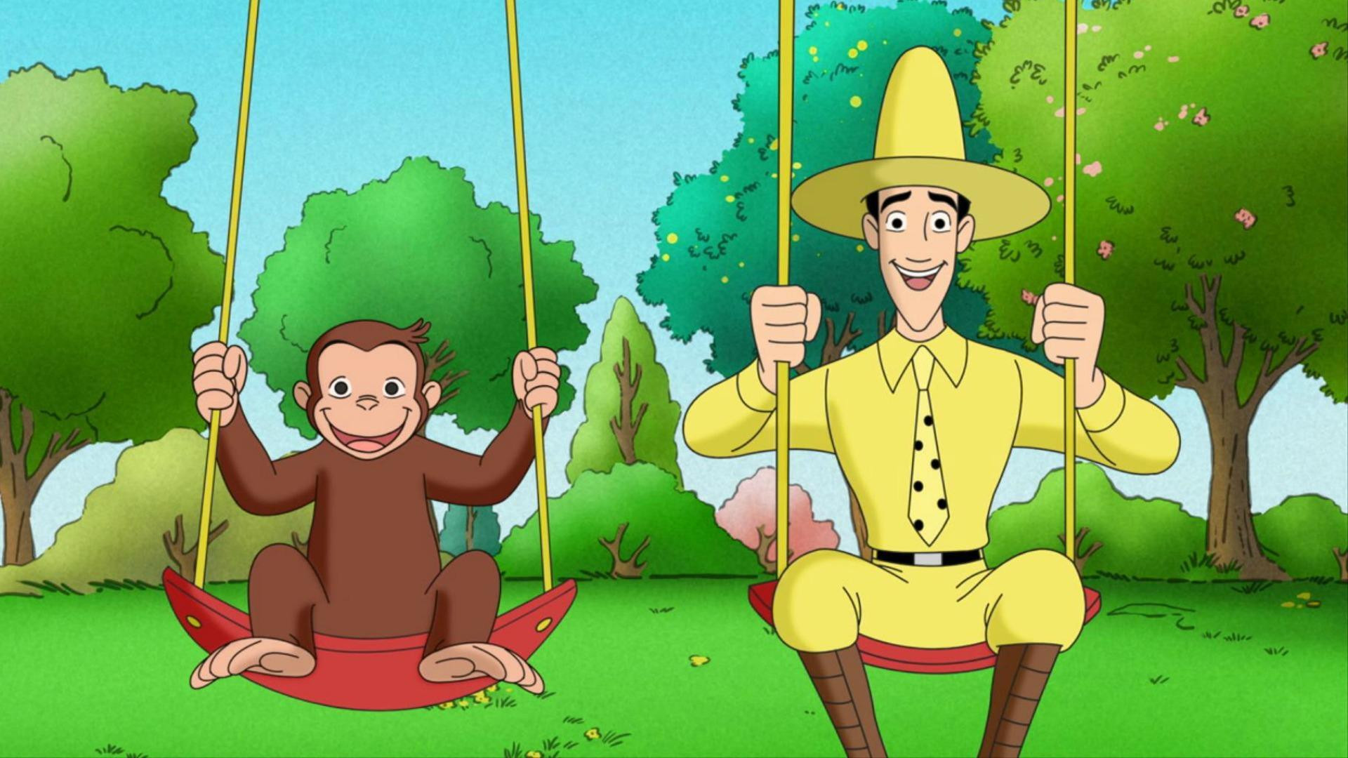 Curious George Swings Into Spring scene photo