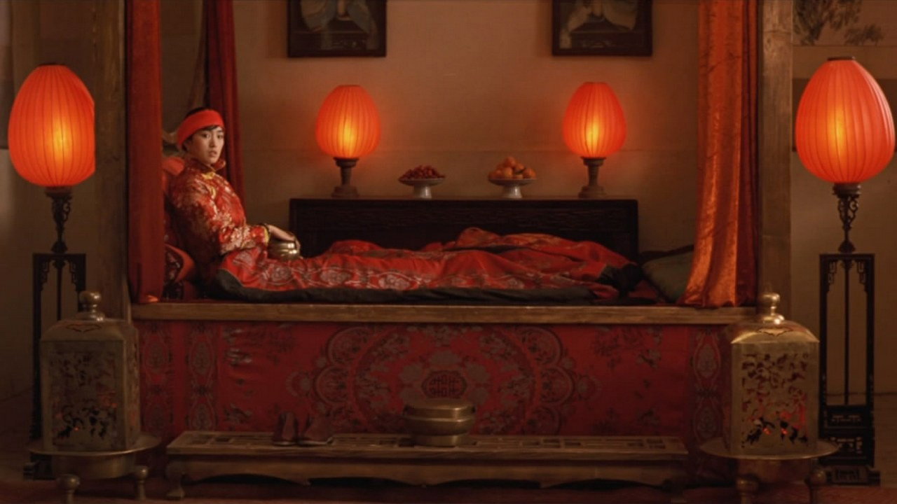Da hong denglong gaogao gua scene photo