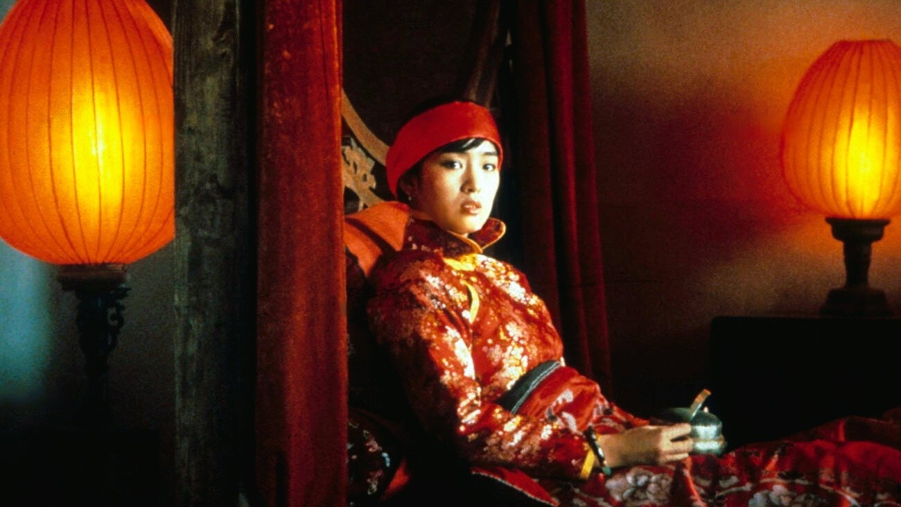 Da hong denglong gaogao gua scene photo