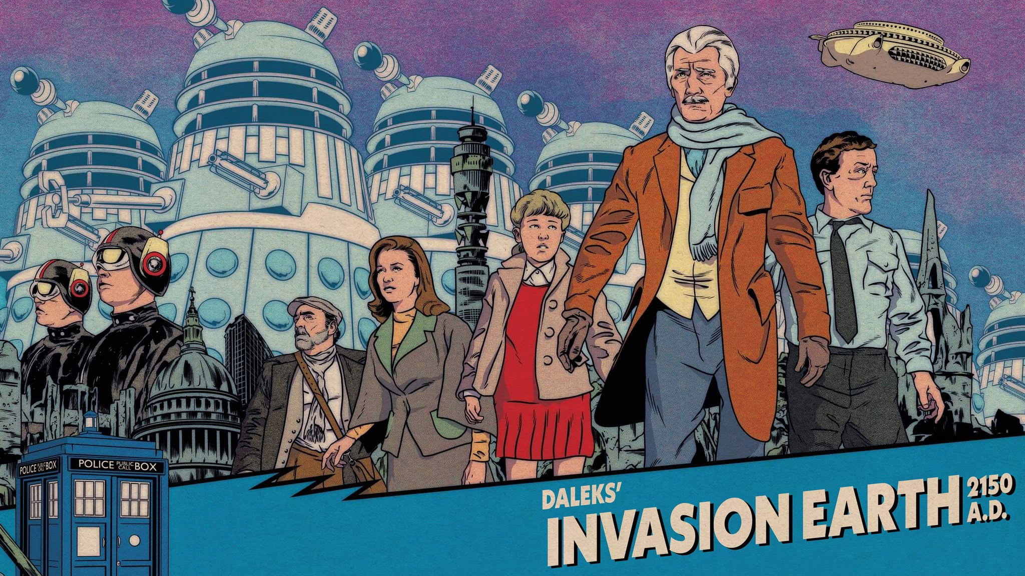 Daleks' Invasion Earth 2150 A.D. scene photo