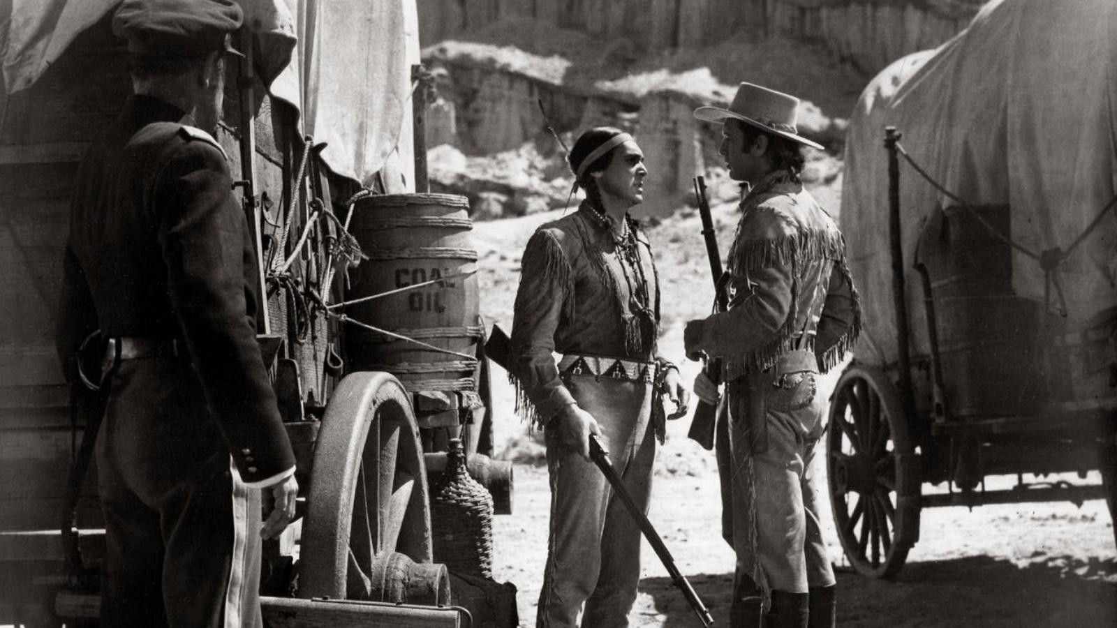 Davy Crockett, Indian Scout scene photo
