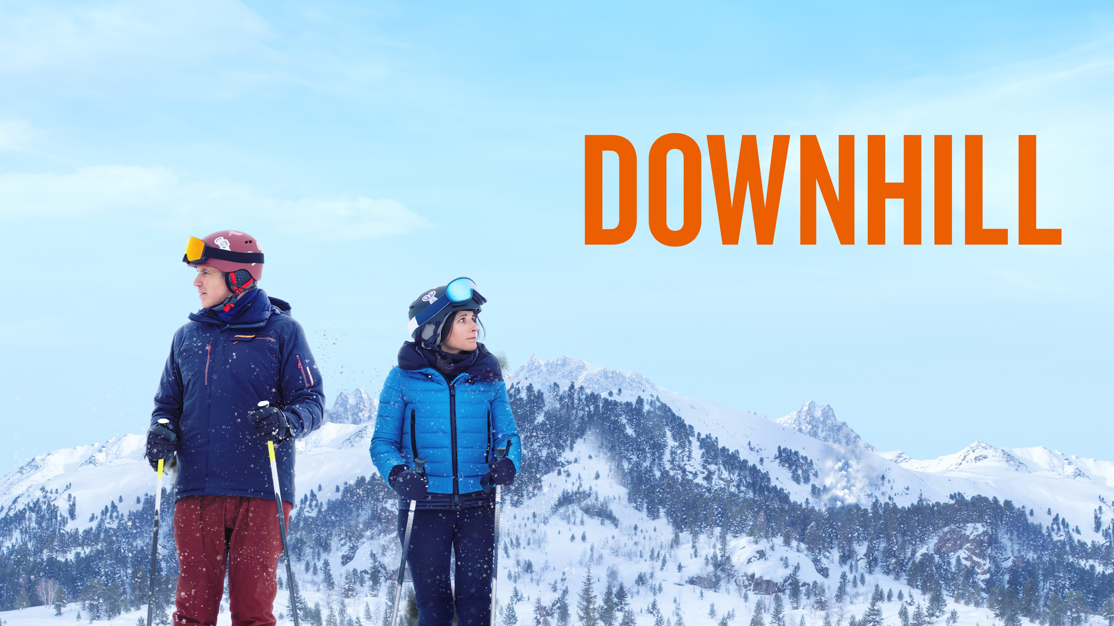 Downhill scene photo