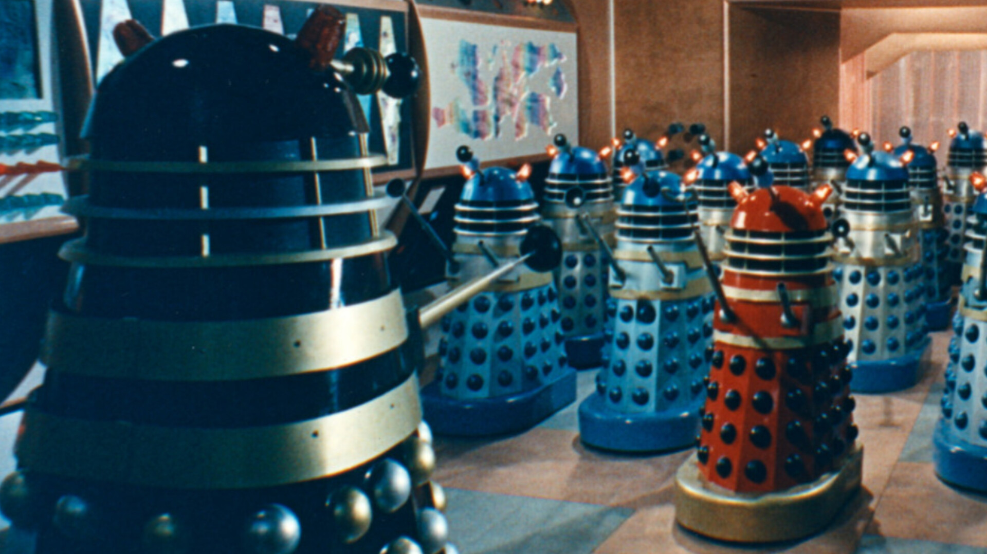 Dr. Who and the Daleks scene photo