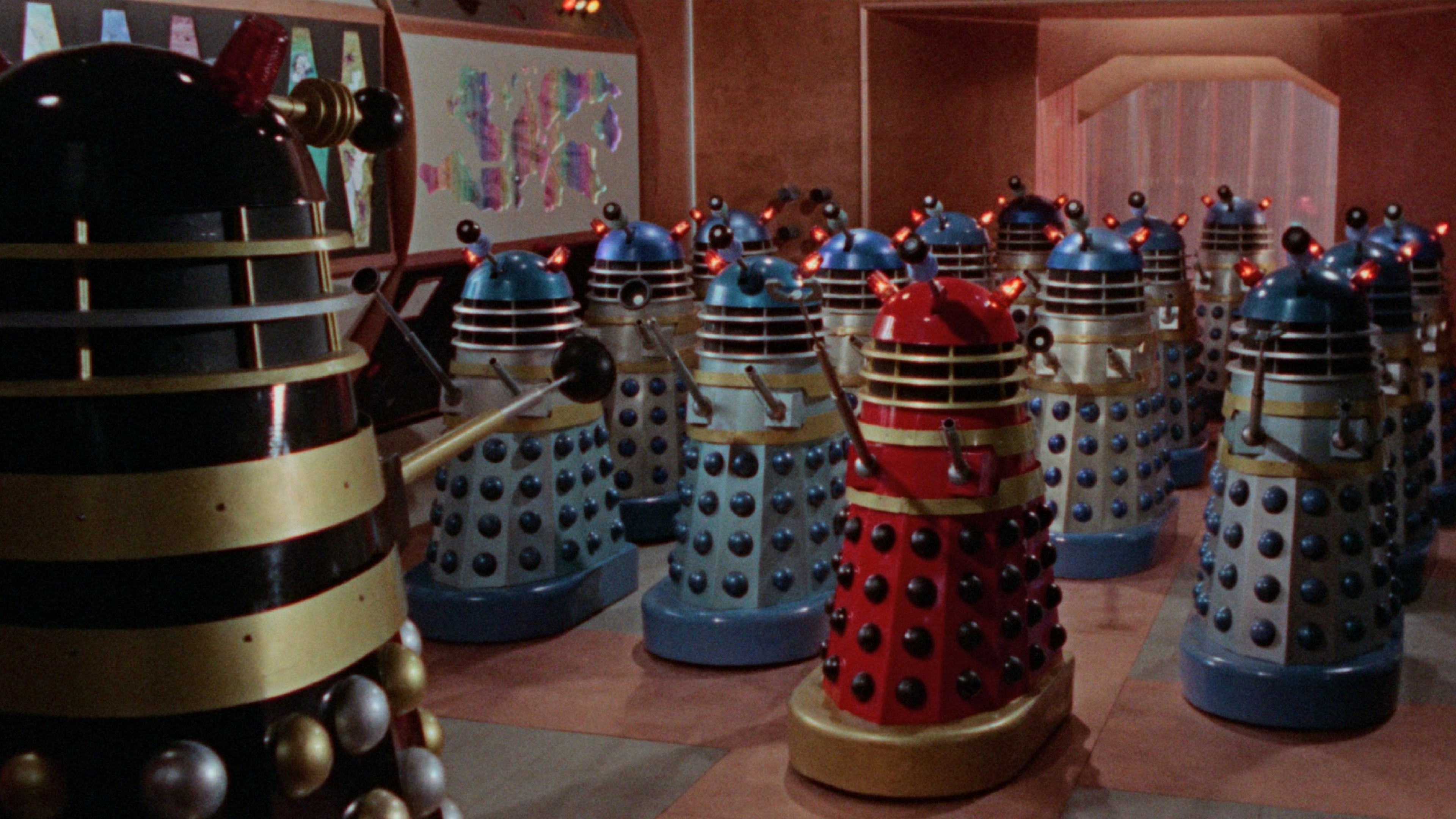 Dr. Who and the Daleks scene photo