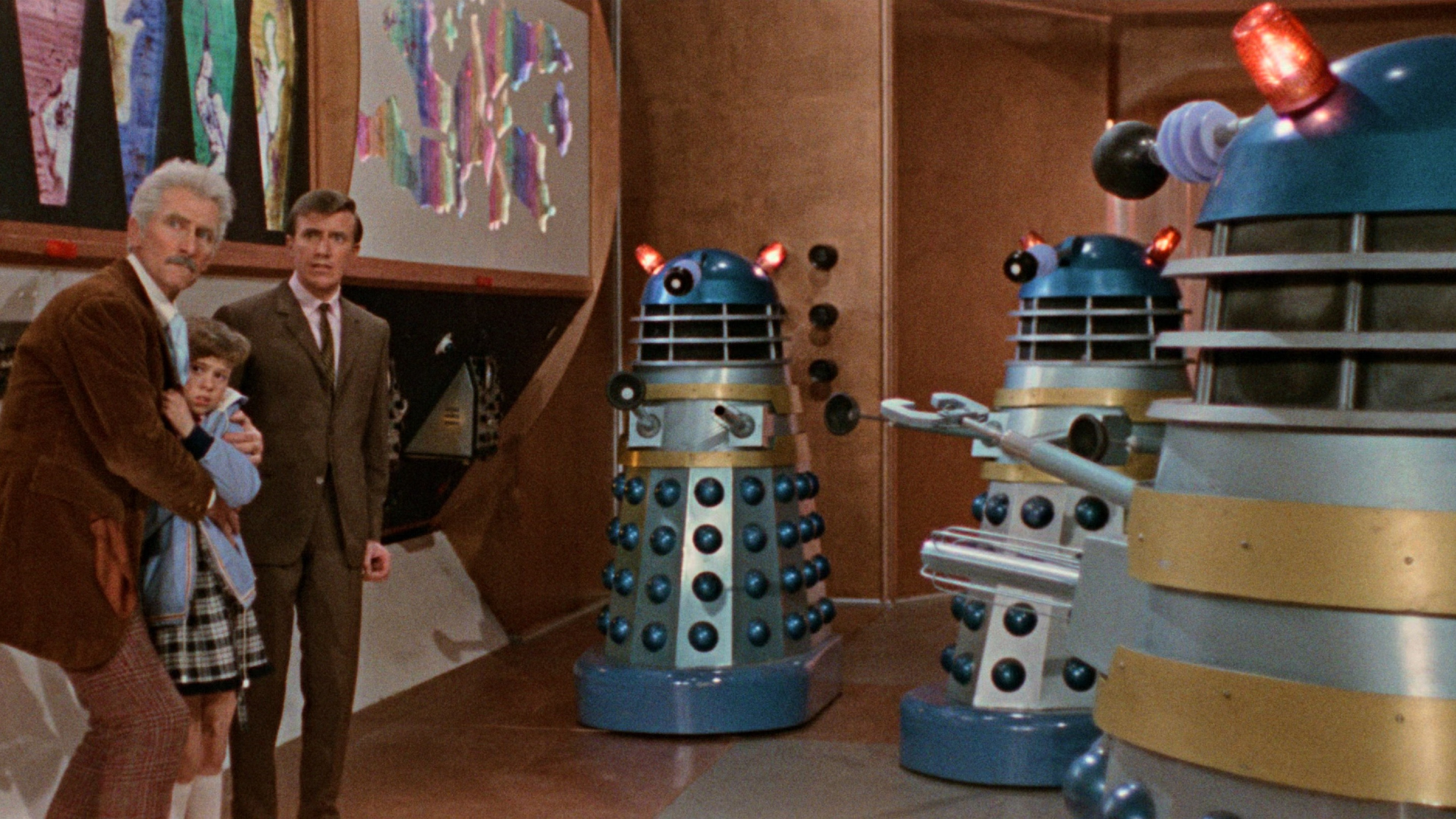 Dr. Who and the Daleks scene photo