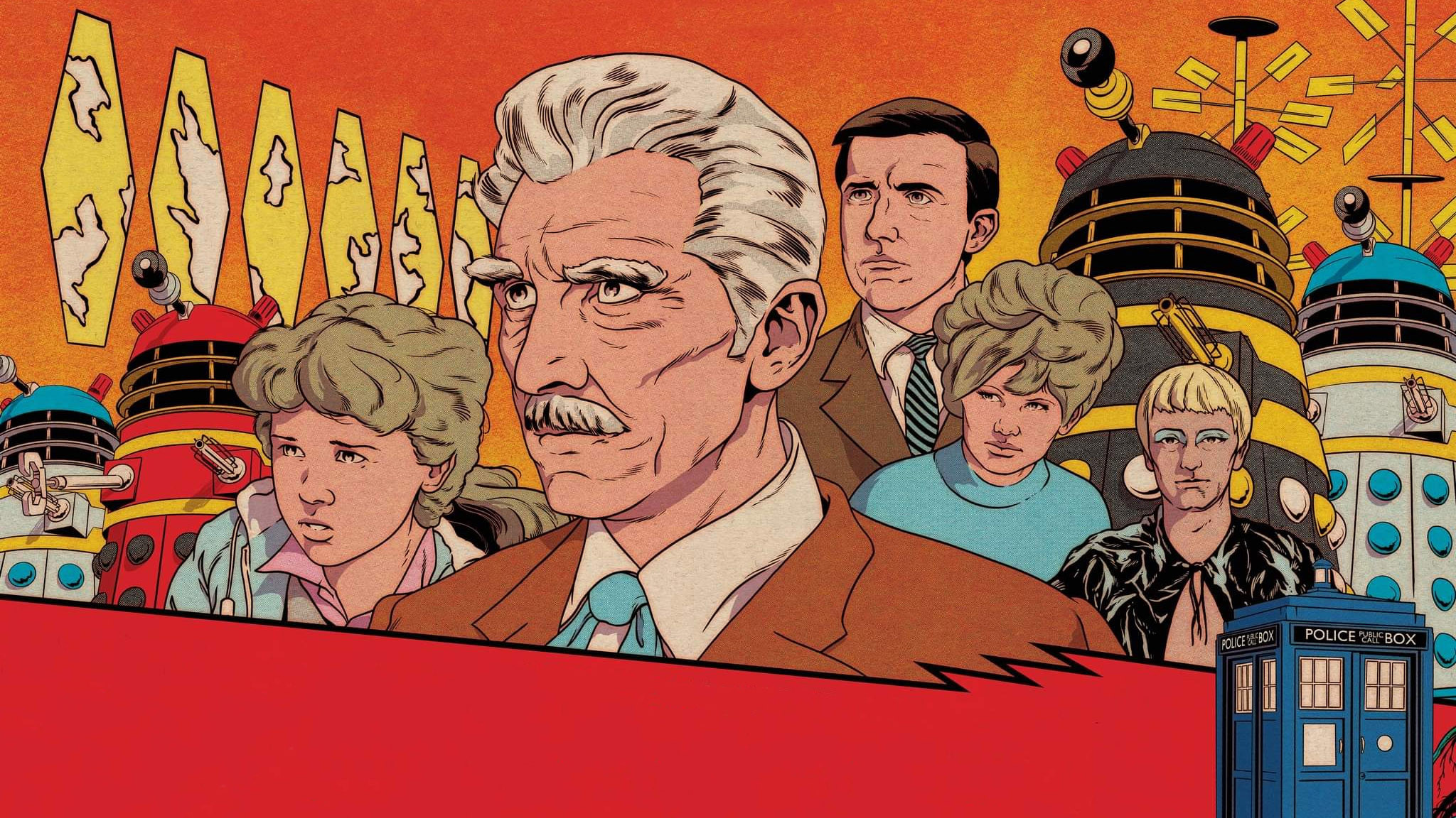 Dr. Who and the Daleks scene photo