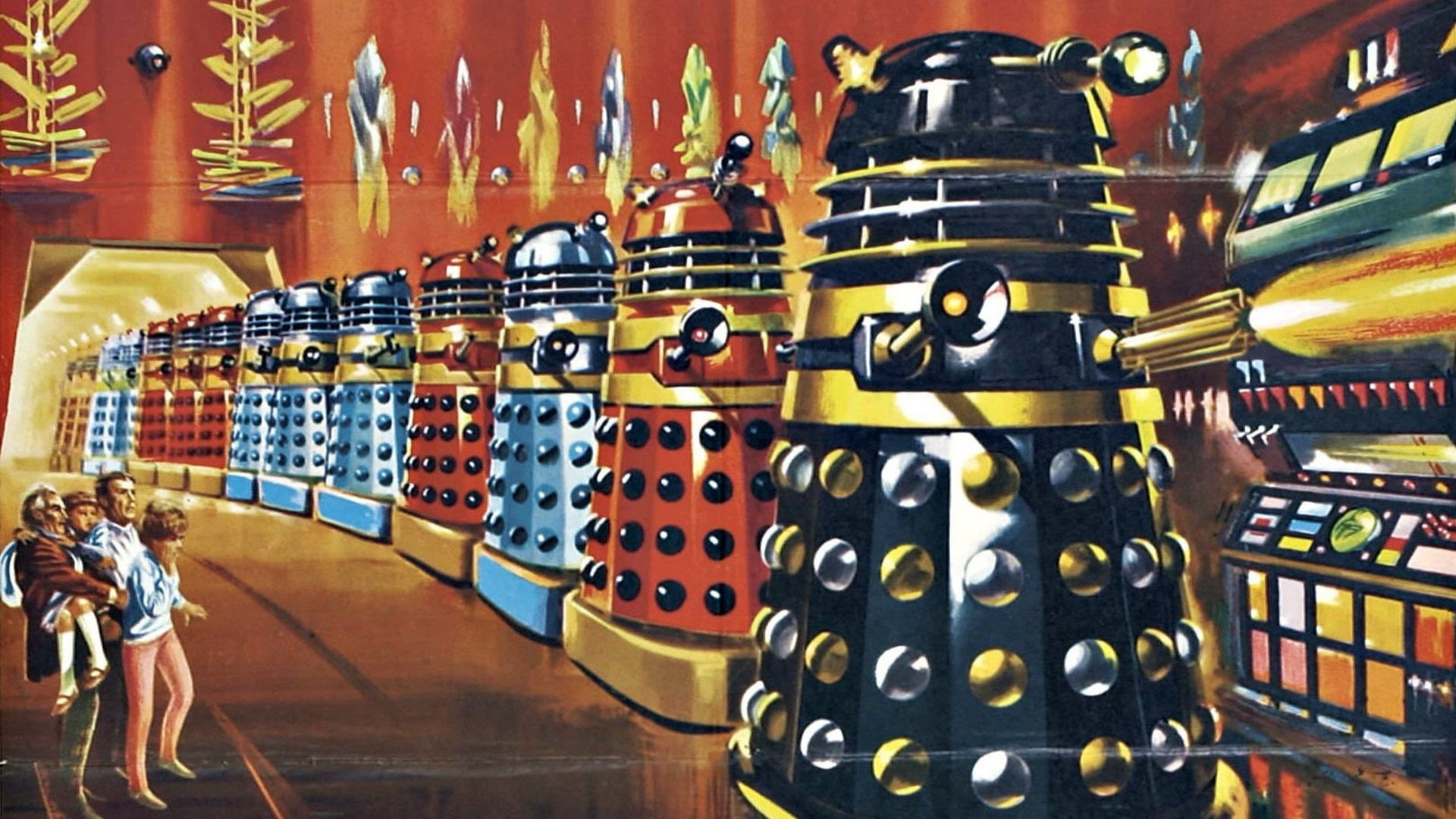 Dr. Who and the Daleks scene photo