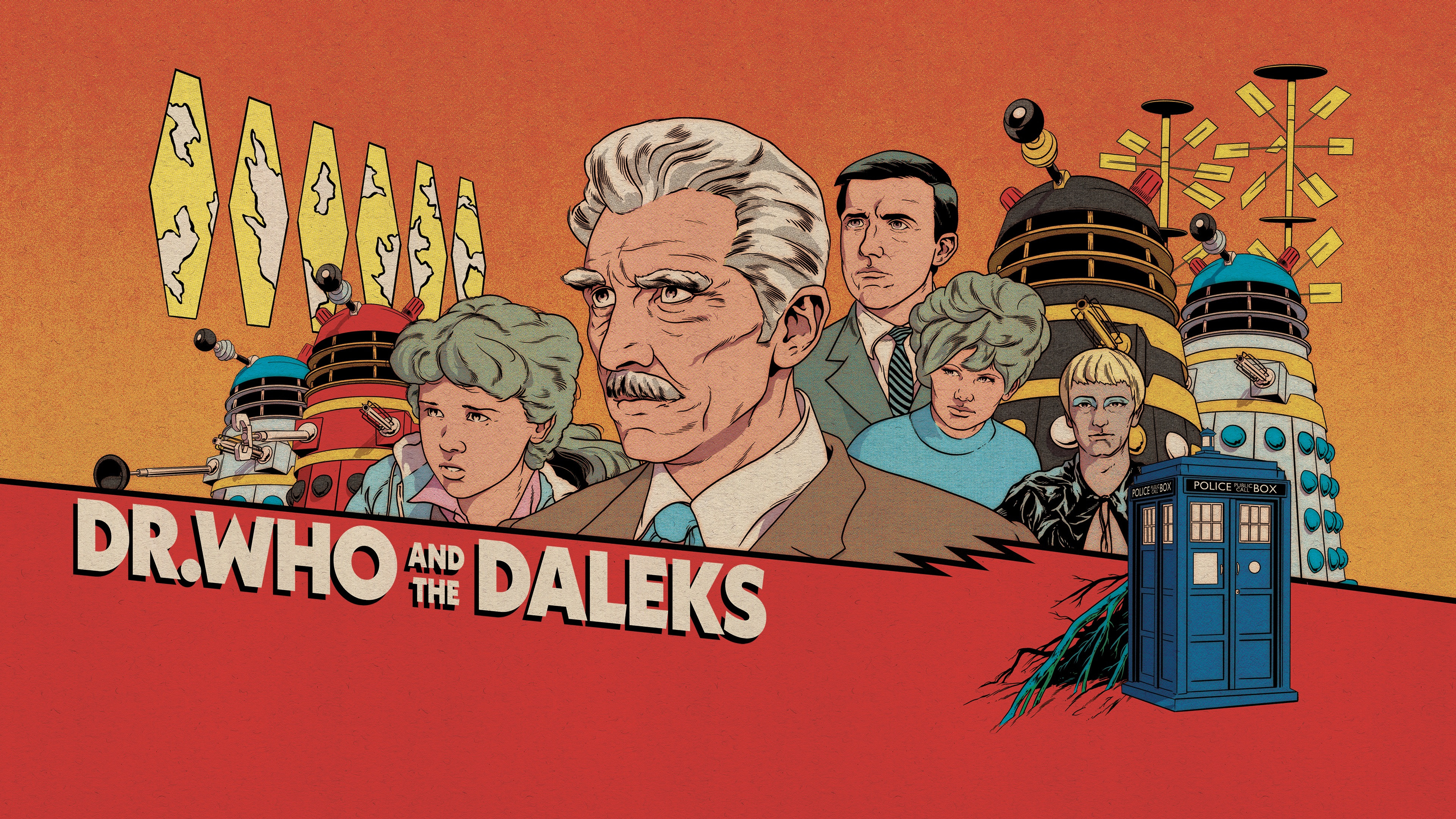 Dr. Who and the Daleks scene photo