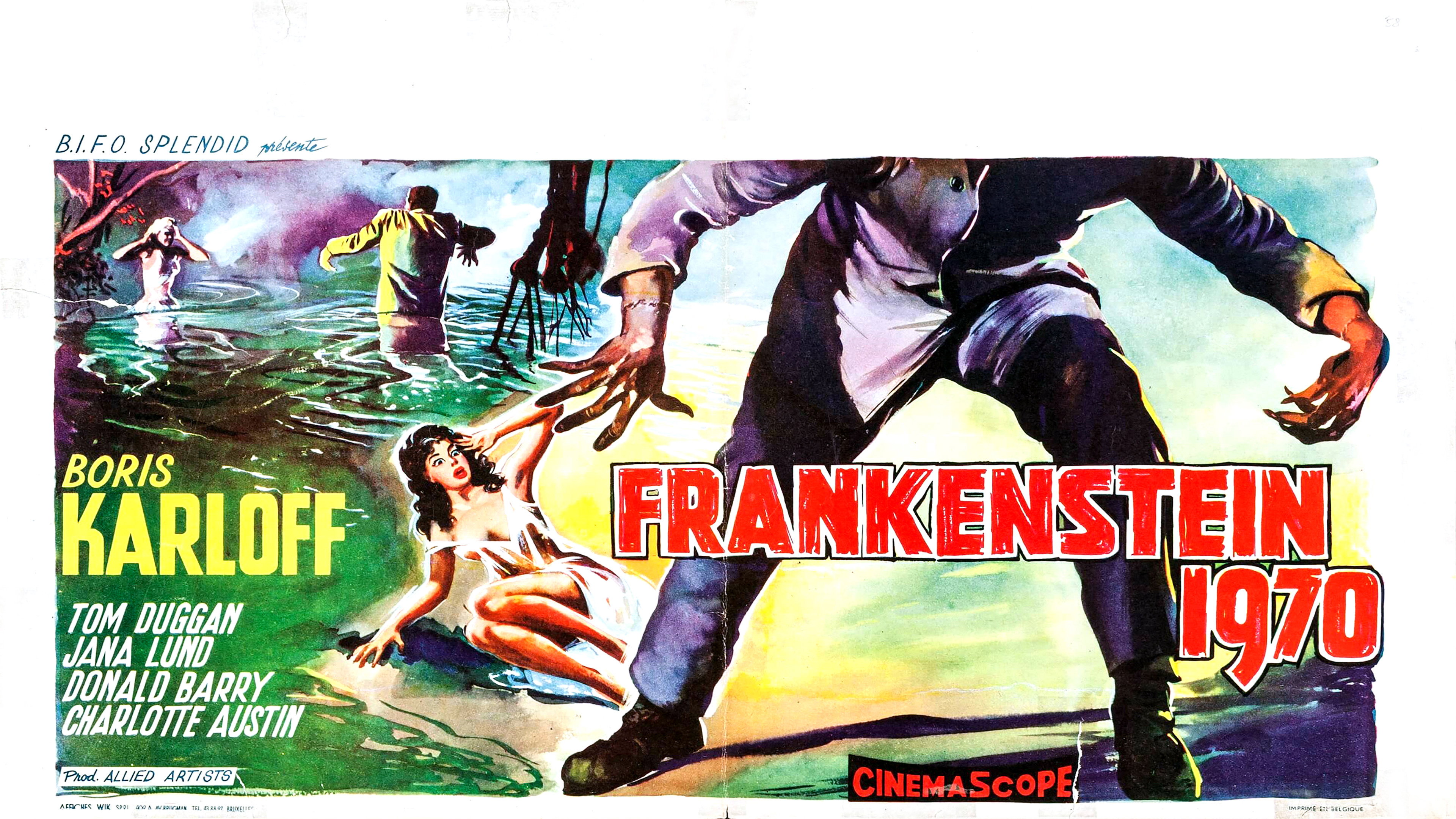 Frankenstein 1970 scene photo