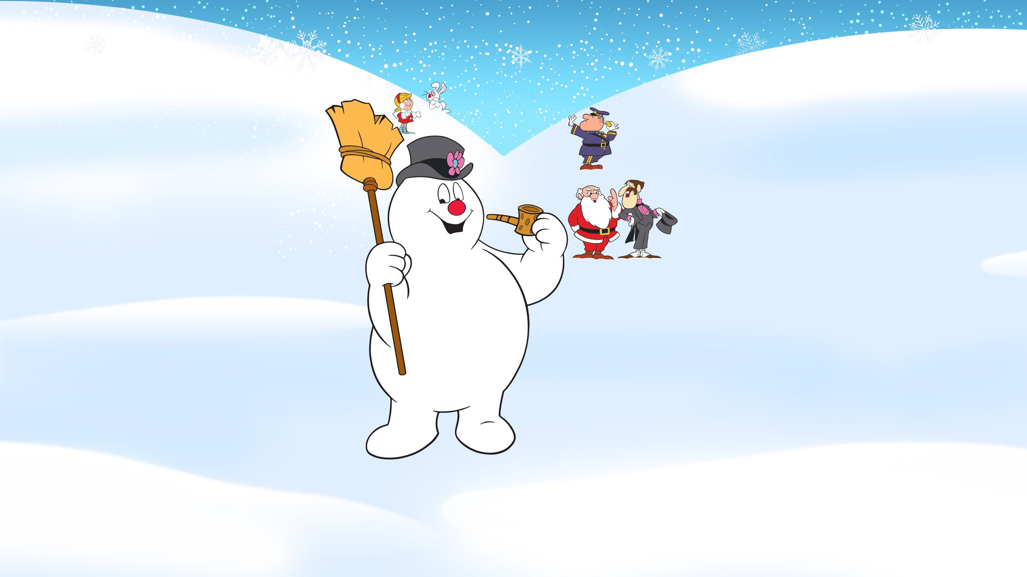 Frosty the Snowman scene photo