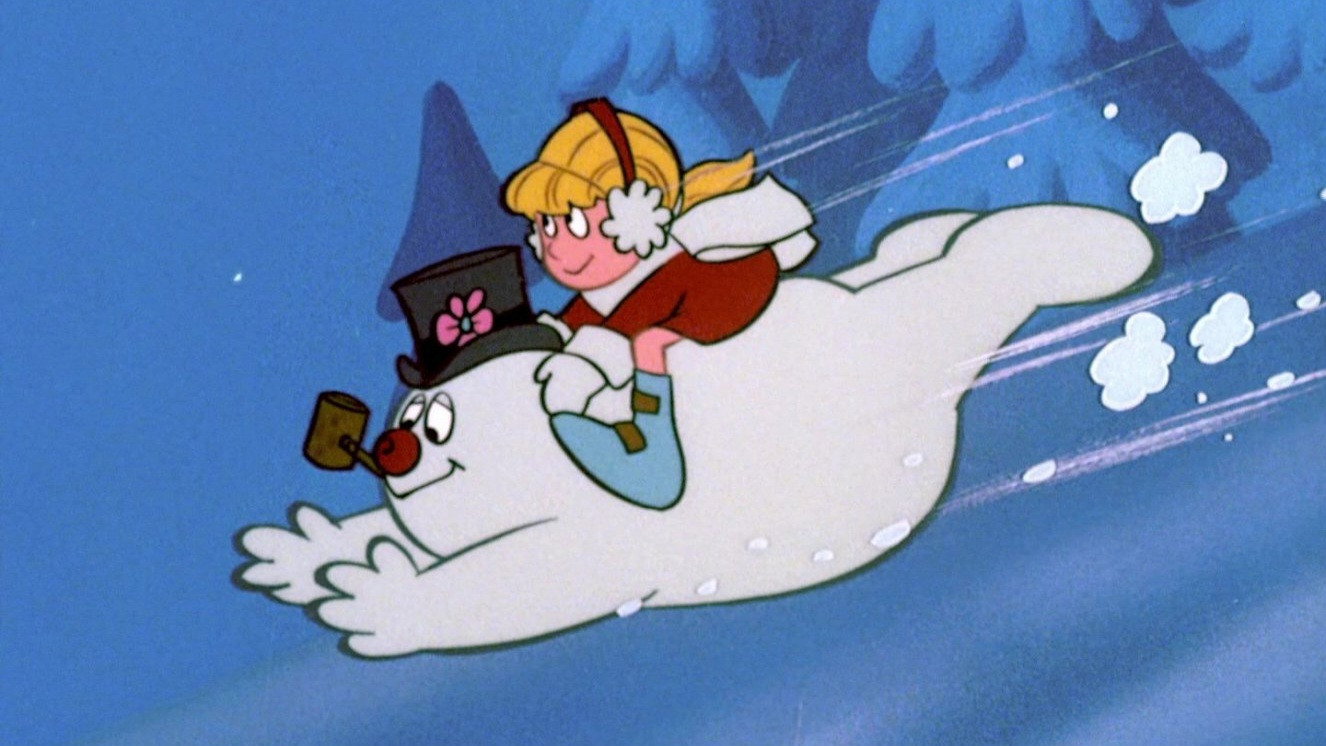 Frosty the Snowman scene photo
