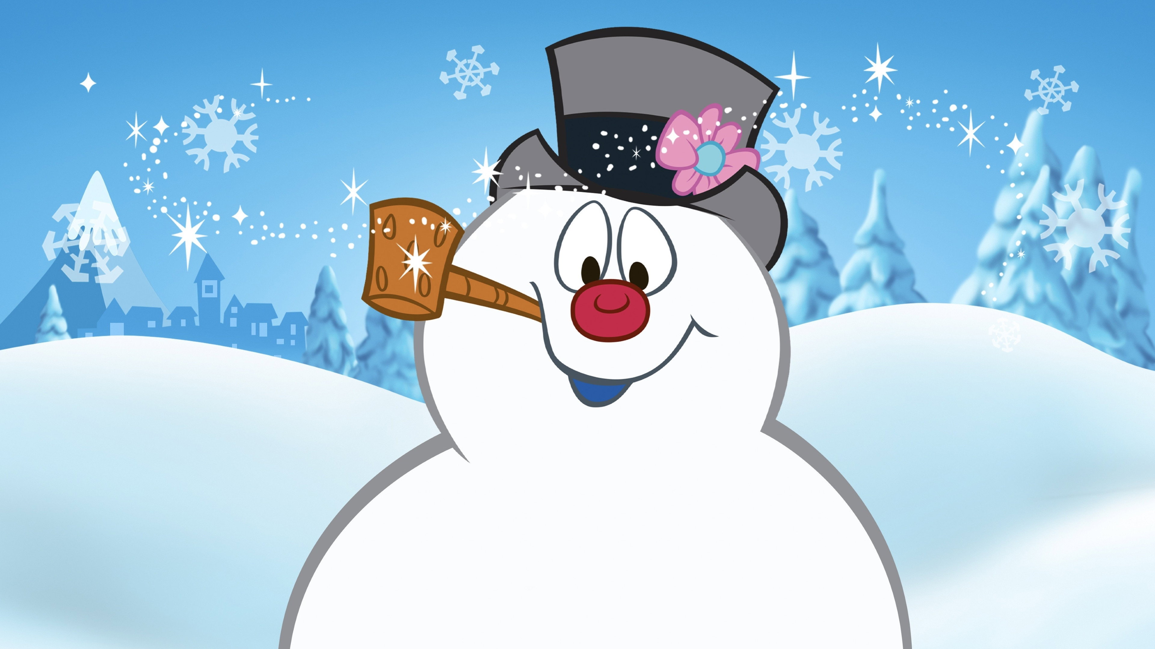 Frosty the Snowman scene photo