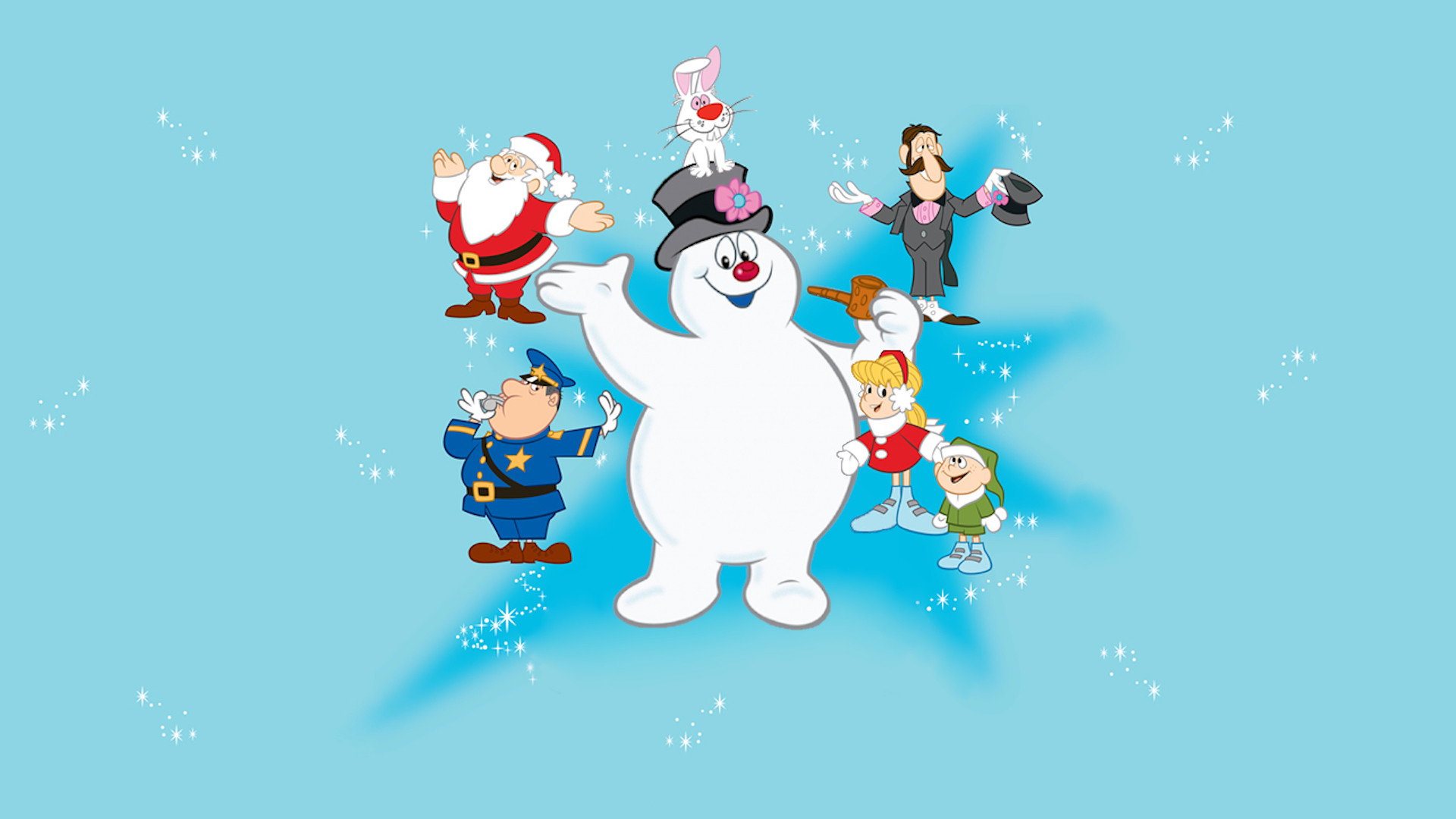 Frosty the Snowman scene photo