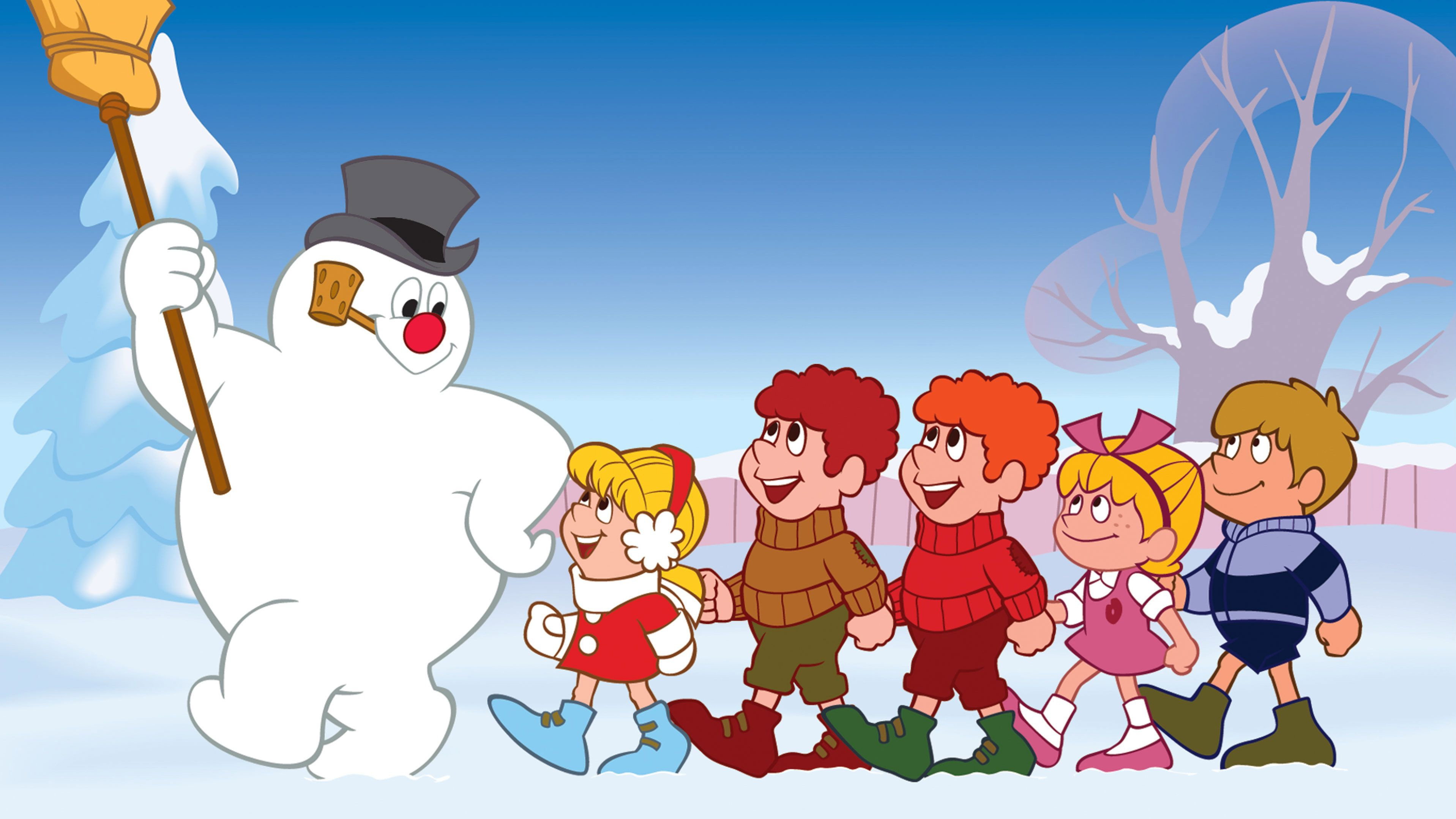 Frosty the Snowman scene photo